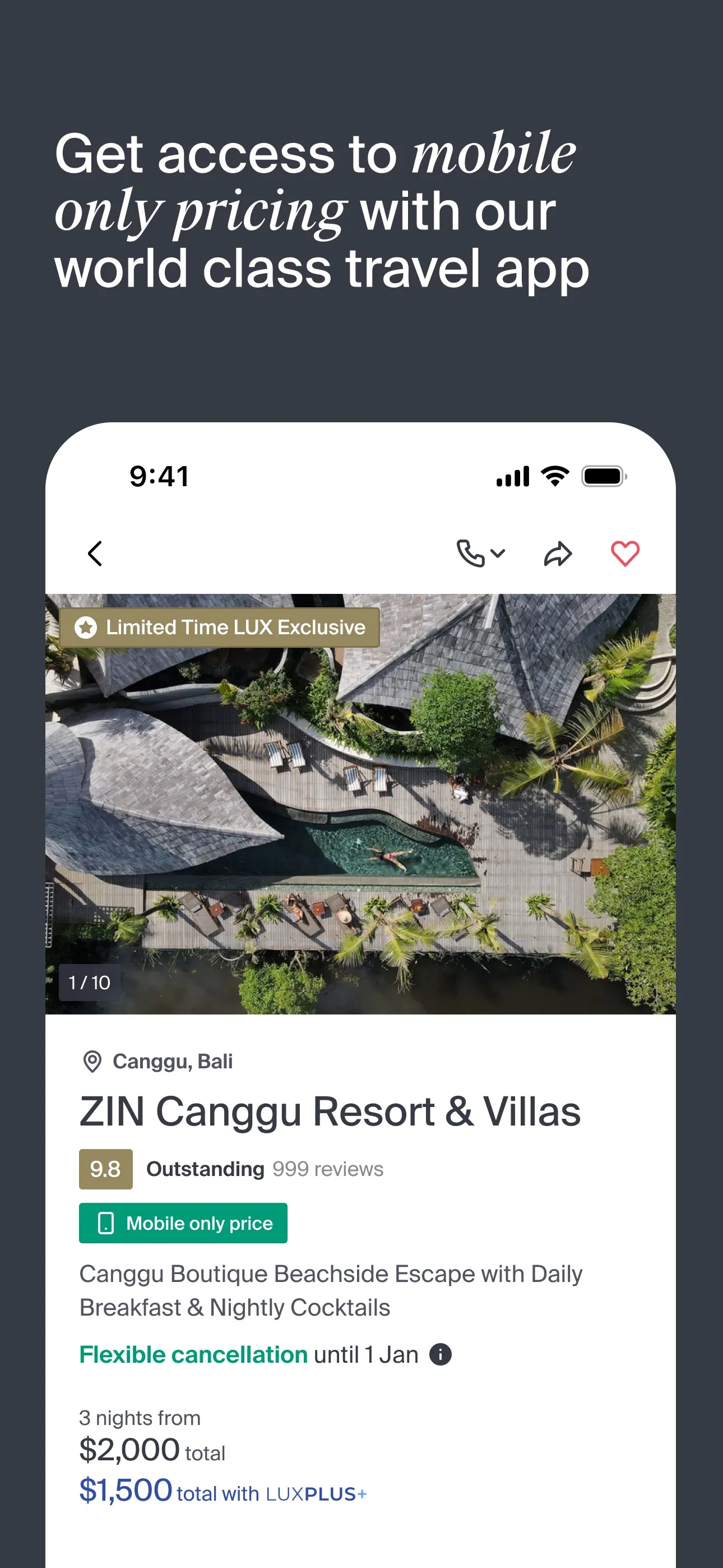 Luxury Escapes: Travel Deals iphone screenshot 5
