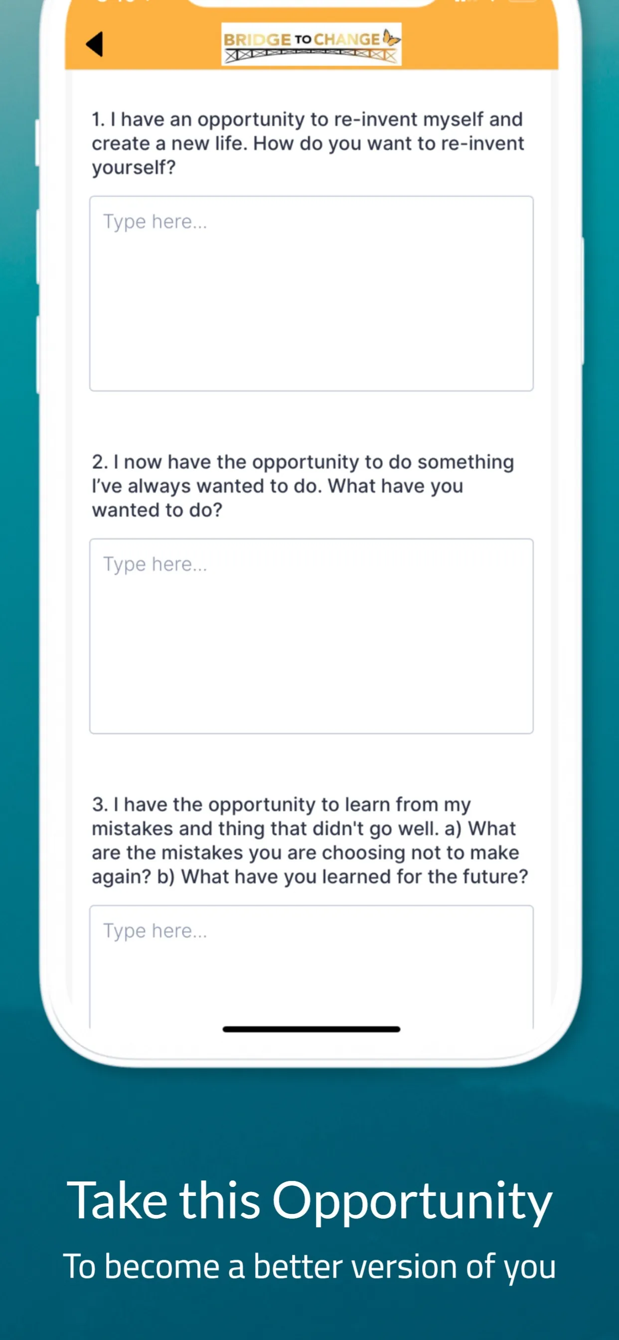 Bridge To Change - Life Coach iphone screenshot 8