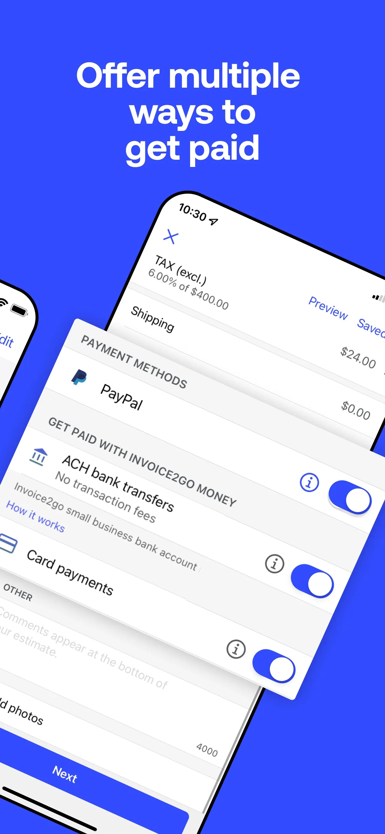 Invoice2go: Easy Invoice Maker iphone screenshot 3