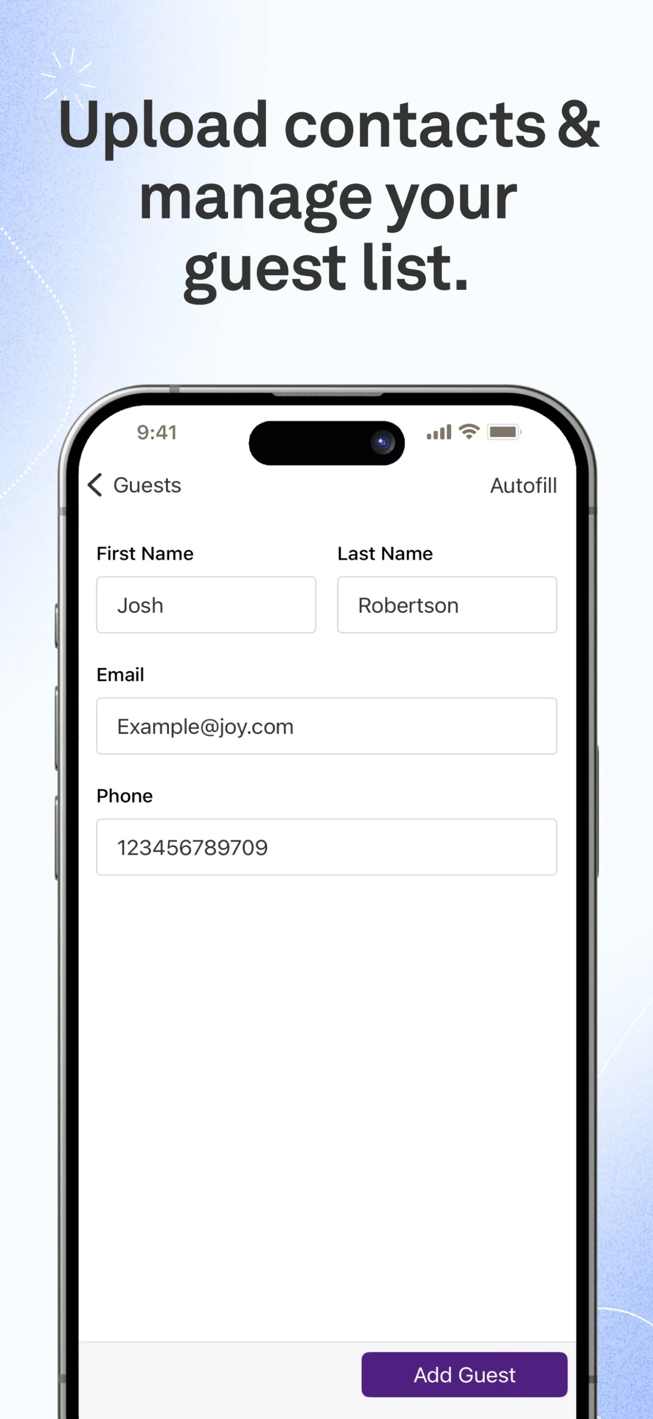 Joy Wedding Planner & Website iphone screenshot 8