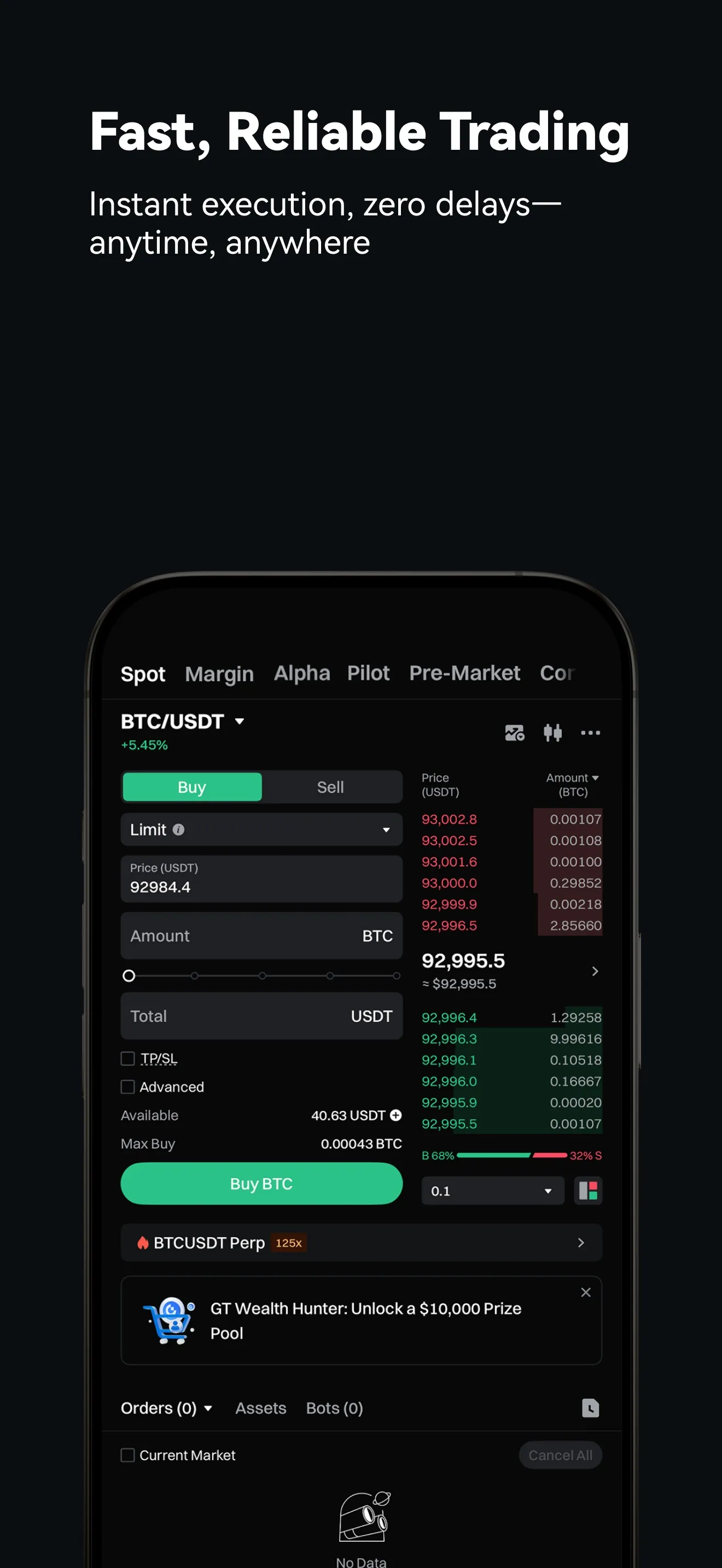 Gate: Trade BTC & ETH iphone screenshot 6
