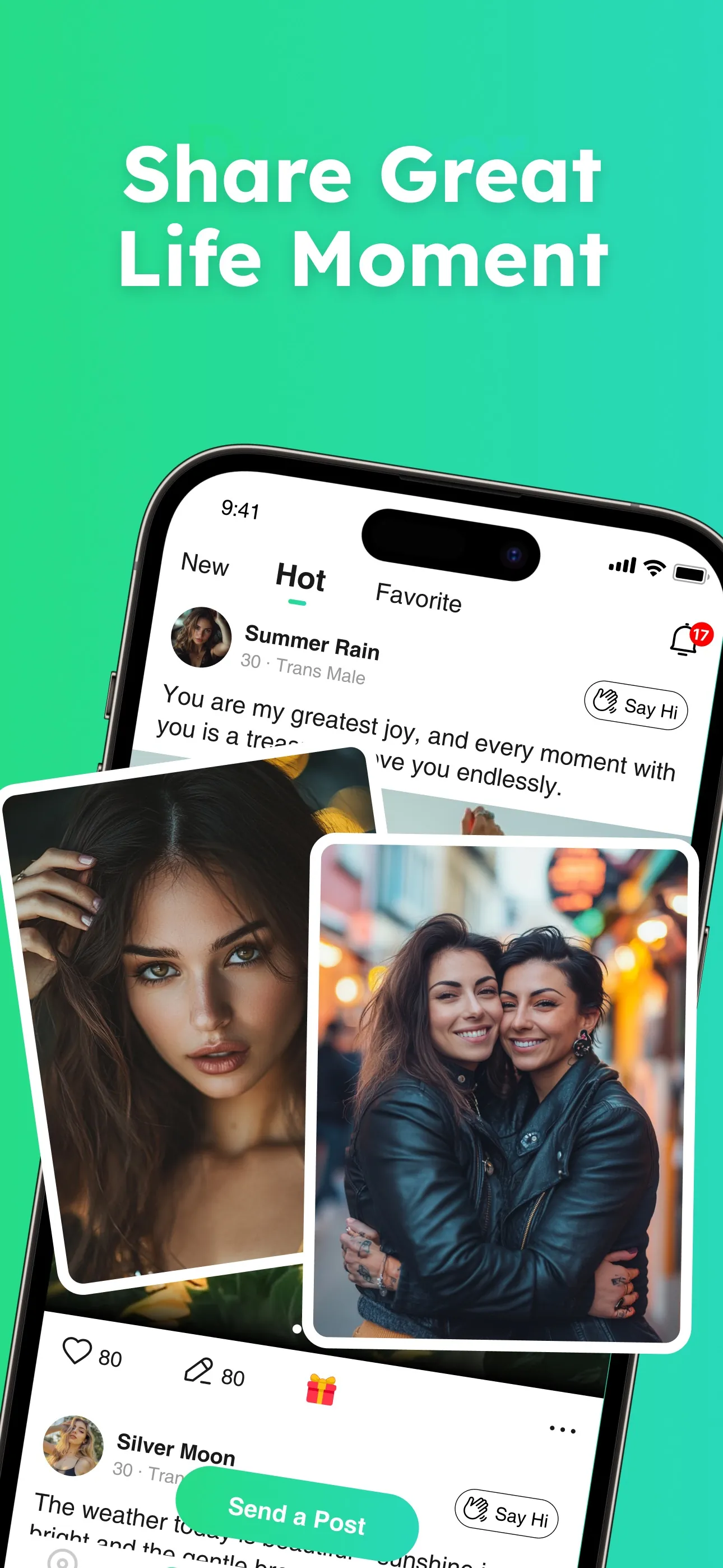 Transgender Dating: Translr iphone screenshot 6