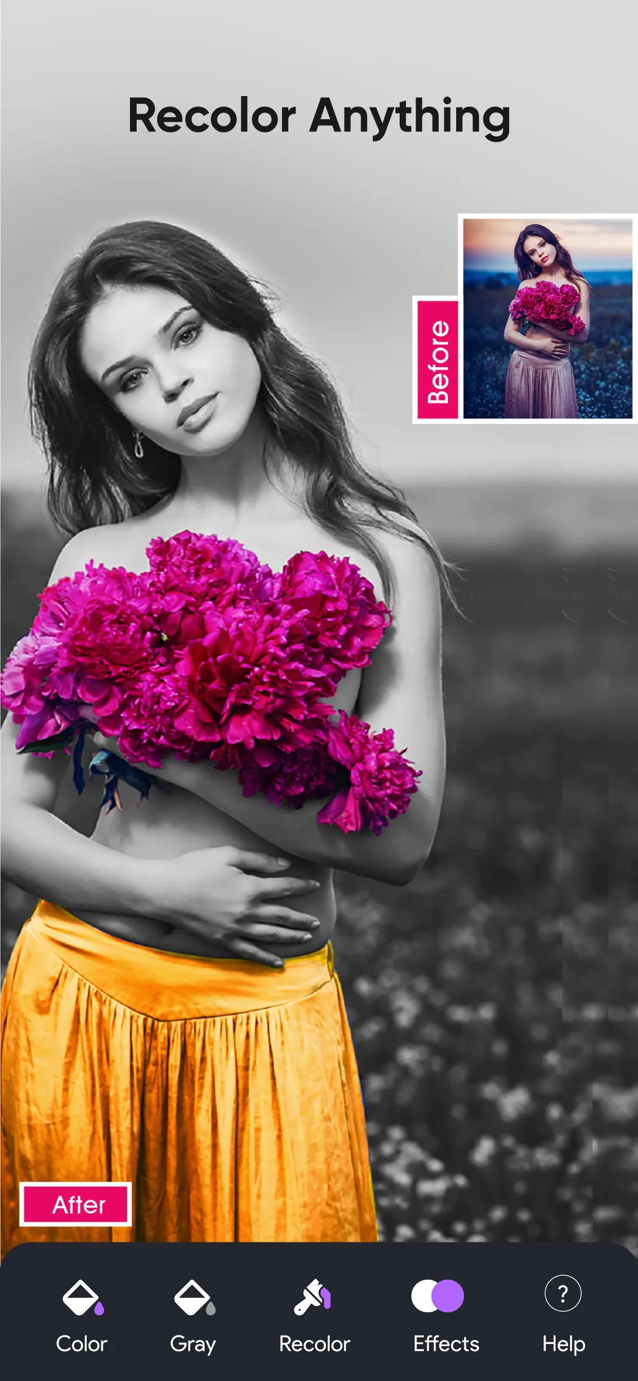 Change color of photos Auto iphone screenshot 2