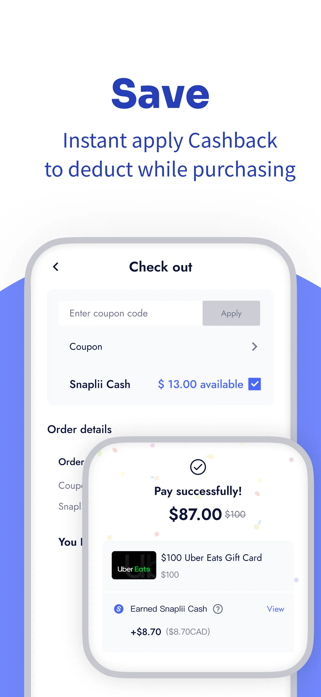 Snaplii: Cash Back eGift Cards iphone screenshot 5