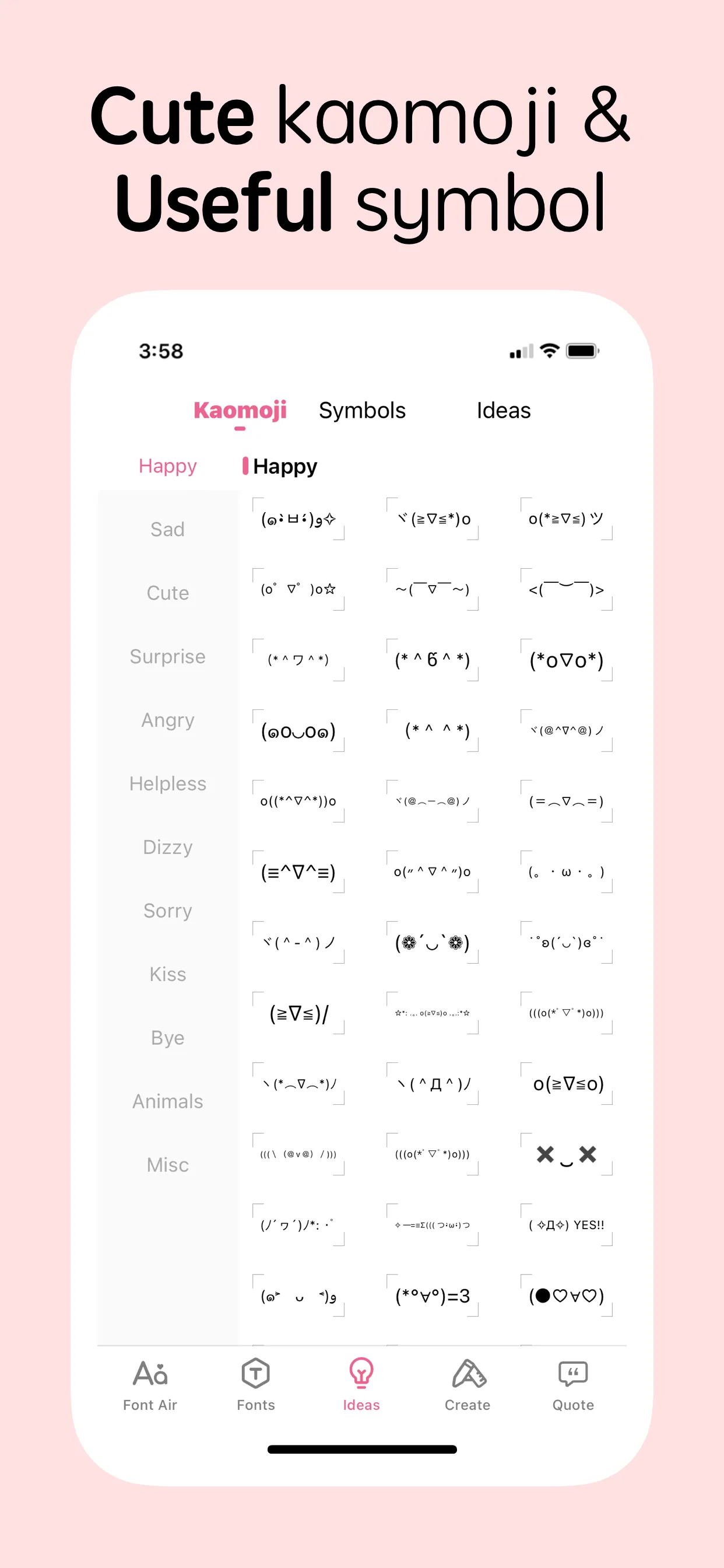 Fonts for iPhones iphone screenshot 3