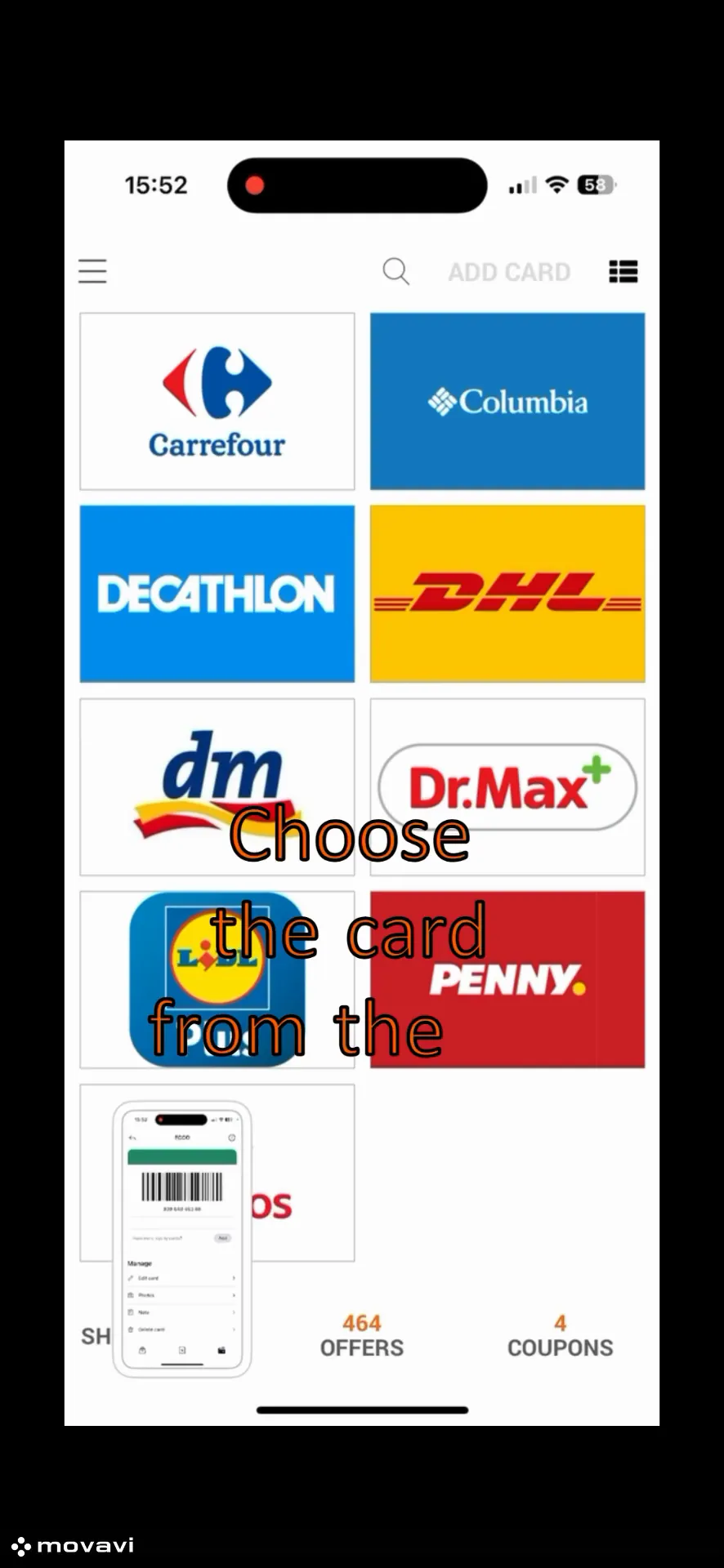 VirtualCards-Loyalty Wallet iphone screenshot 1
