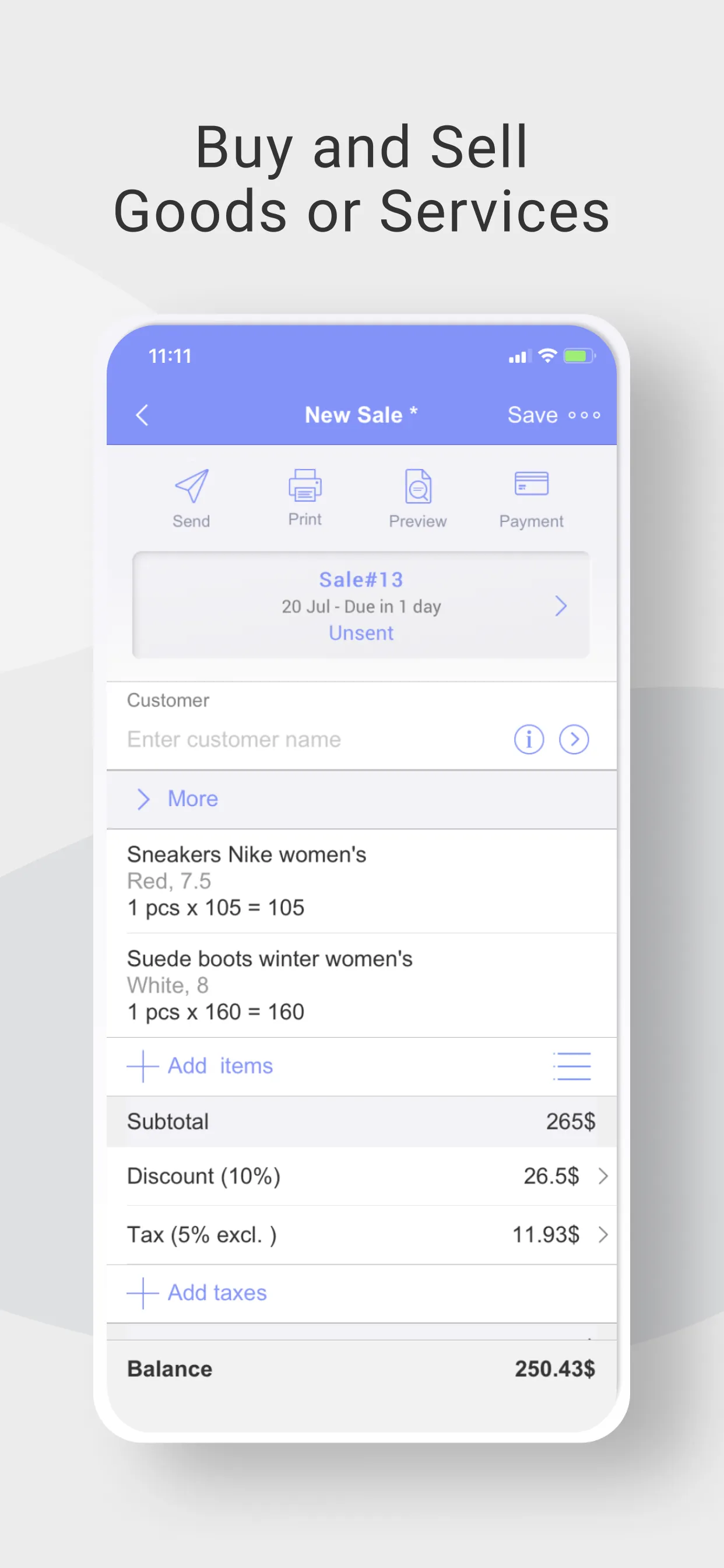 BOSS Small Business Accounting iphone screenshot 2