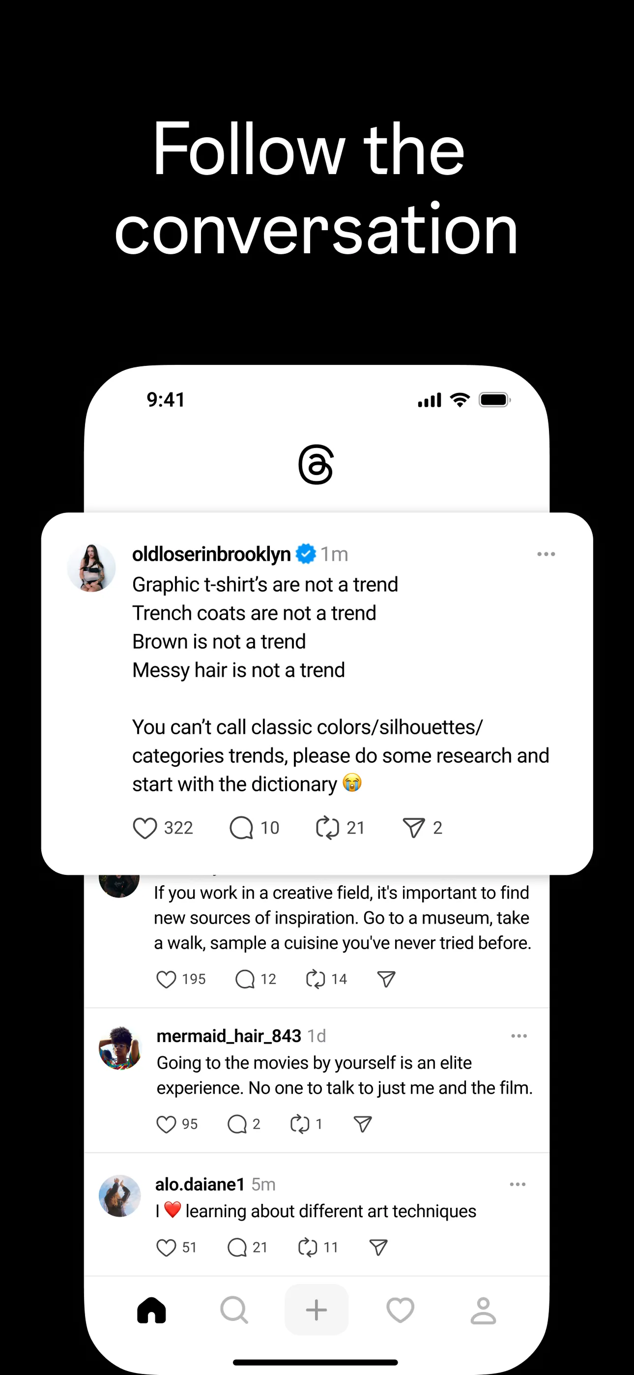 Threads iphone screenshot 5