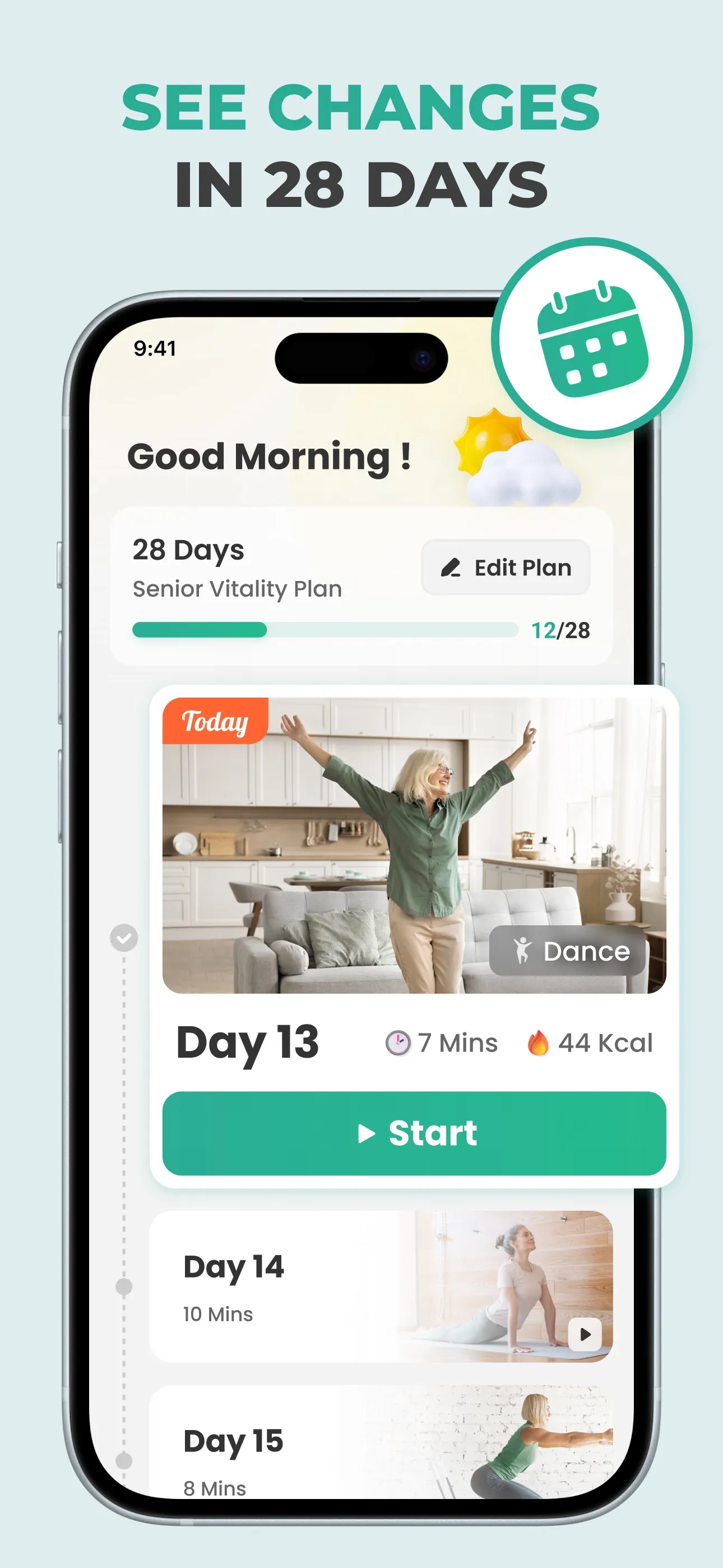 Workout for Older Adults:ReFit iphone screenshot 9