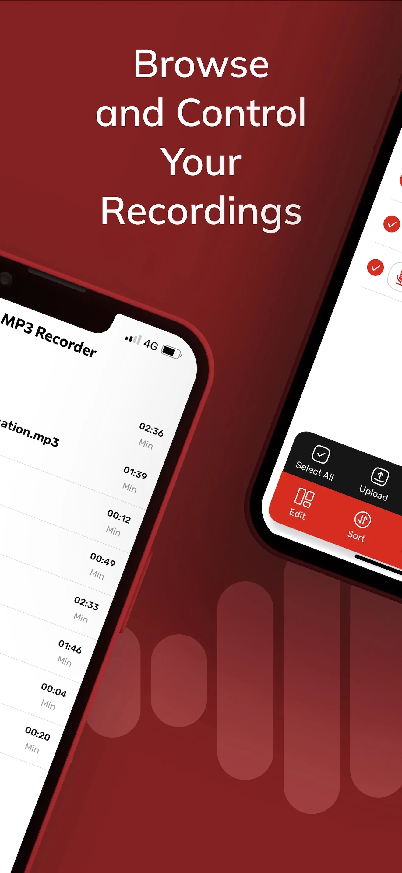 Mp3 Recorder Voice Memo App iphone screenshot 2