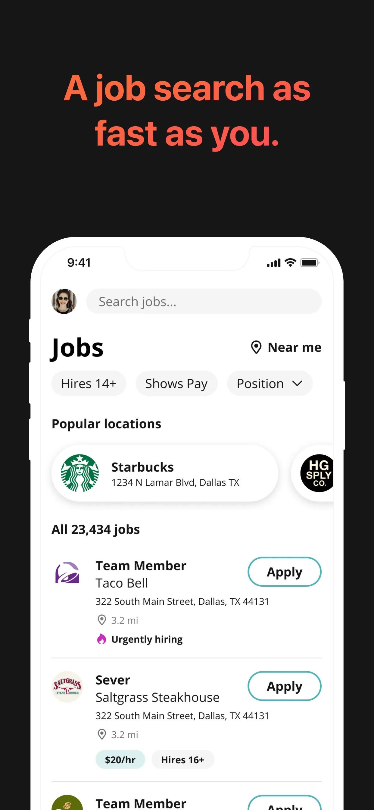Seasoned: Jobs & Community iphone screenshot 1