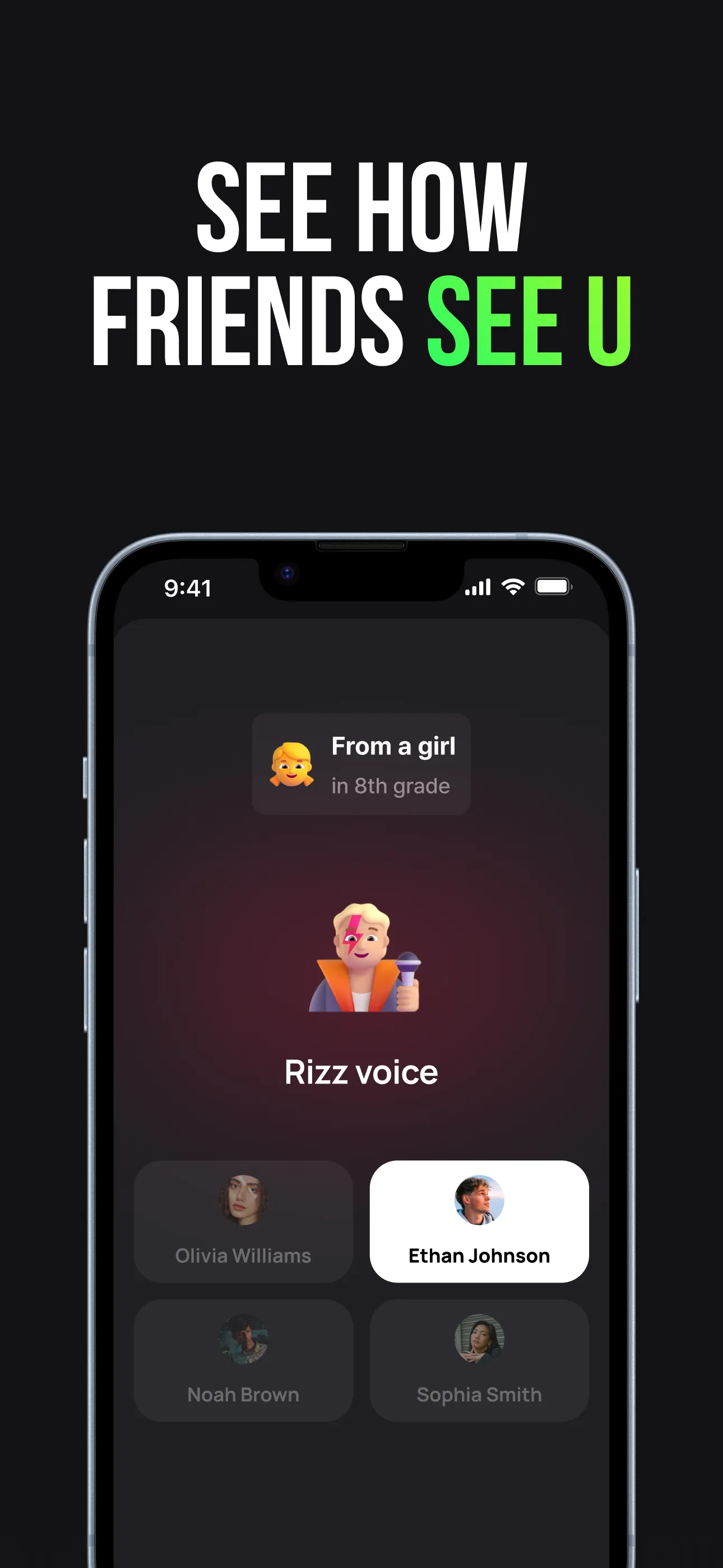 Peek: Secret Compliment iphone screenshot 1