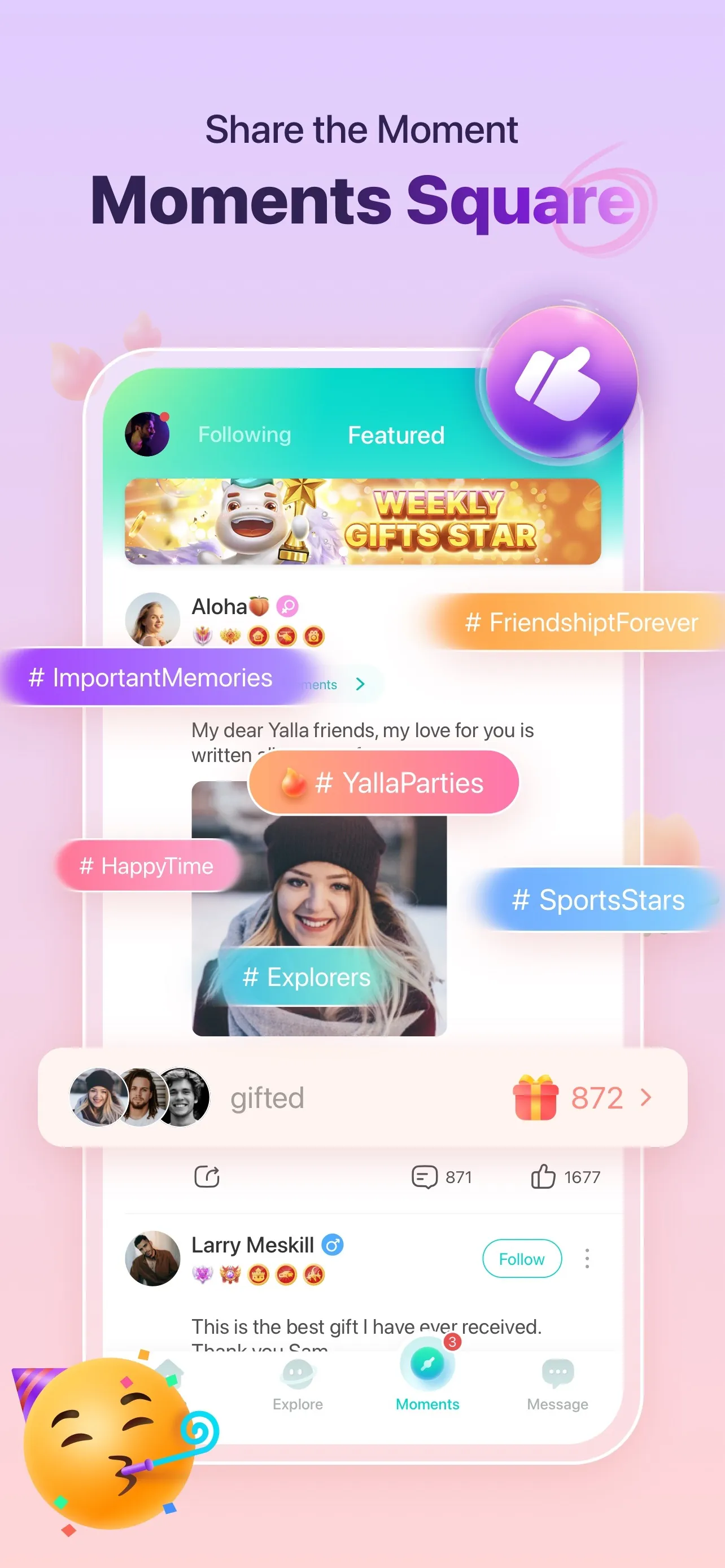 Yalla - Group Voice Chat Rooms iphone screenshot 6