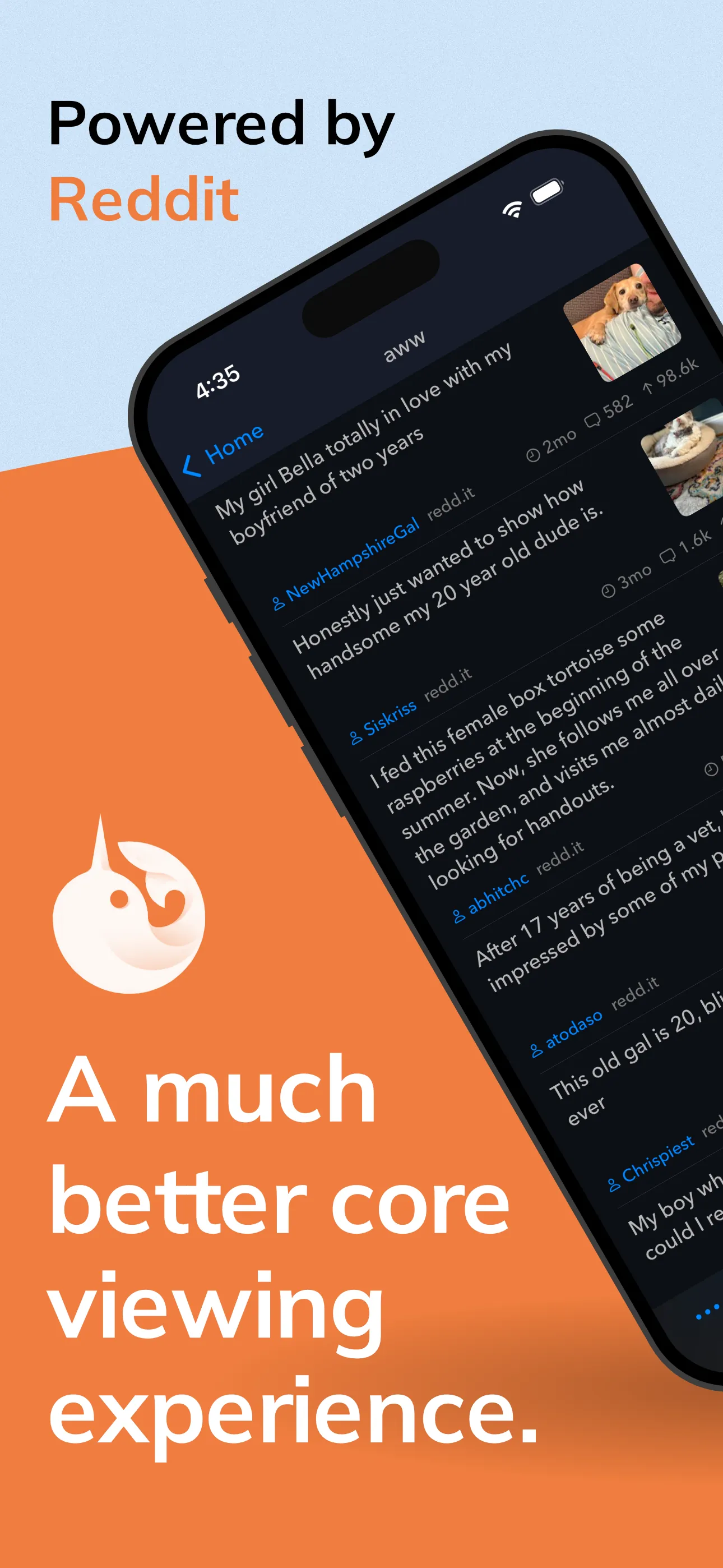 Narwhal for Reddit iphone screenshot 1