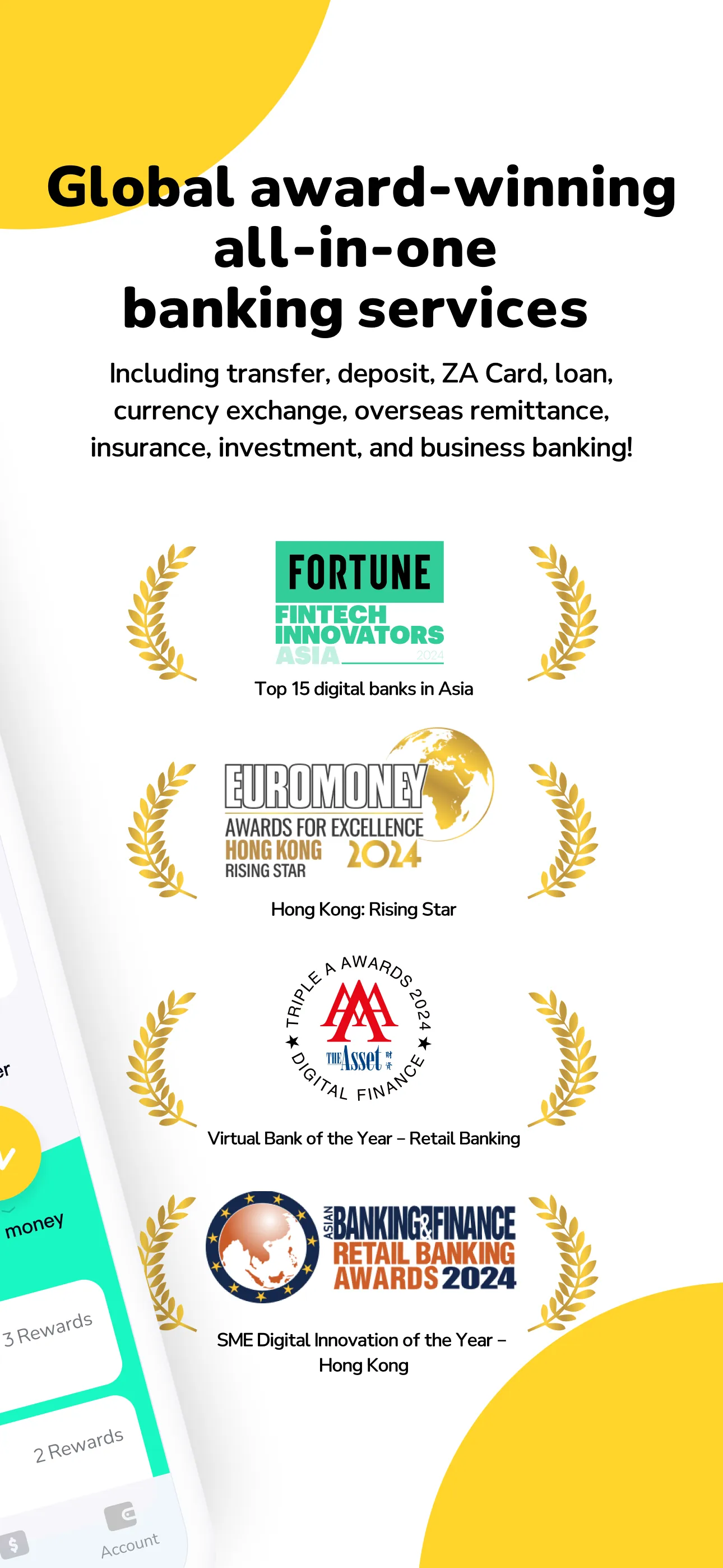 ZA Bank iphone screenshot 2
