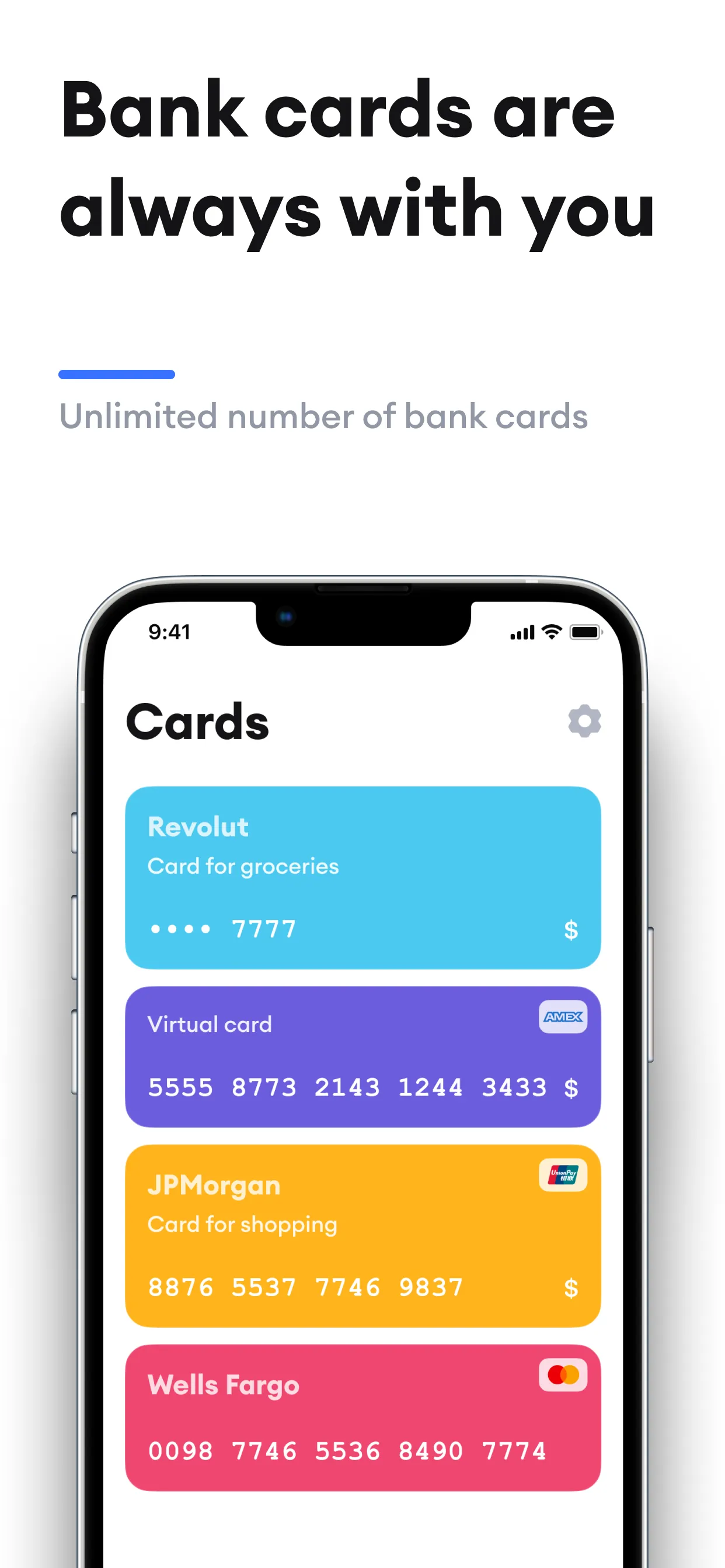 Cardium - virtual cards iphone screenshot 1