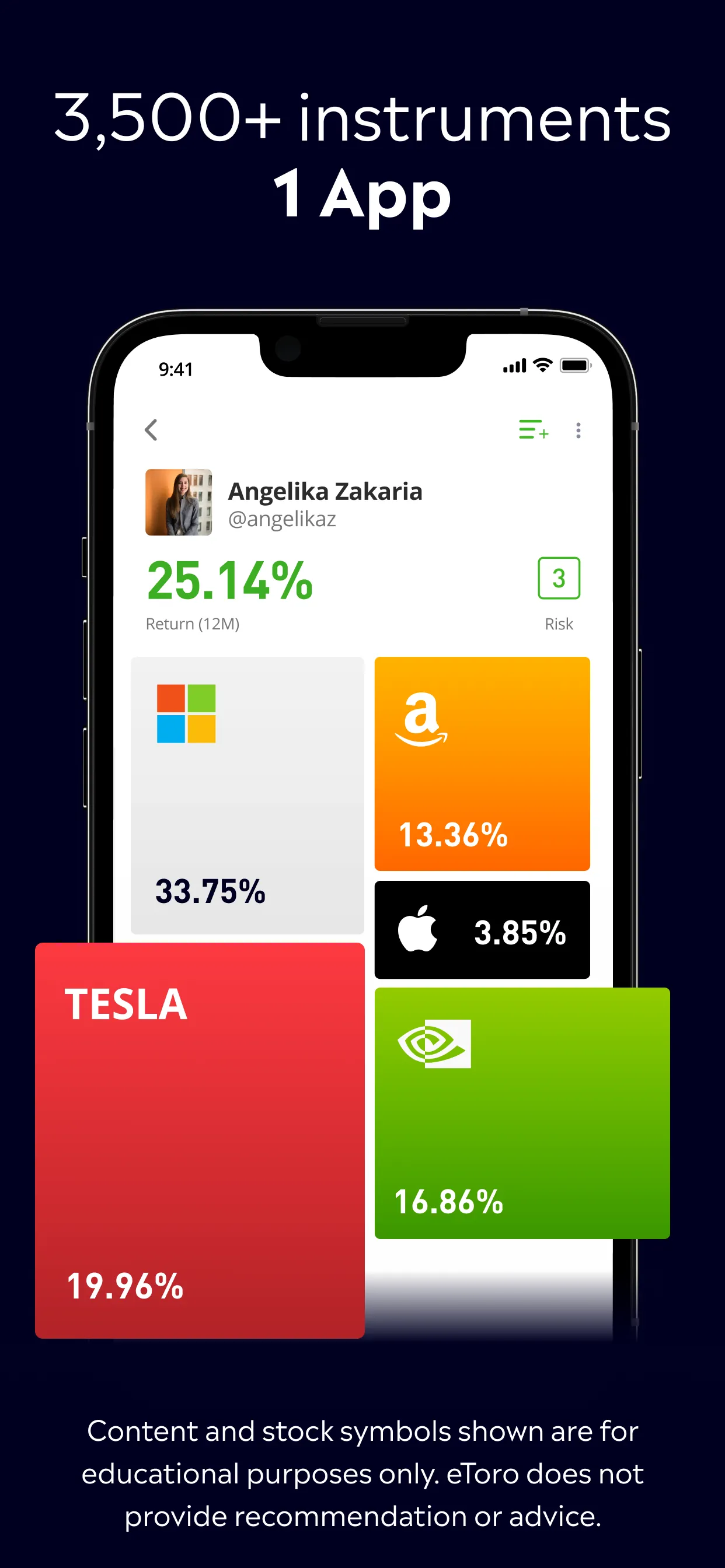 eToro: Investing made social iphone screenshot 2
