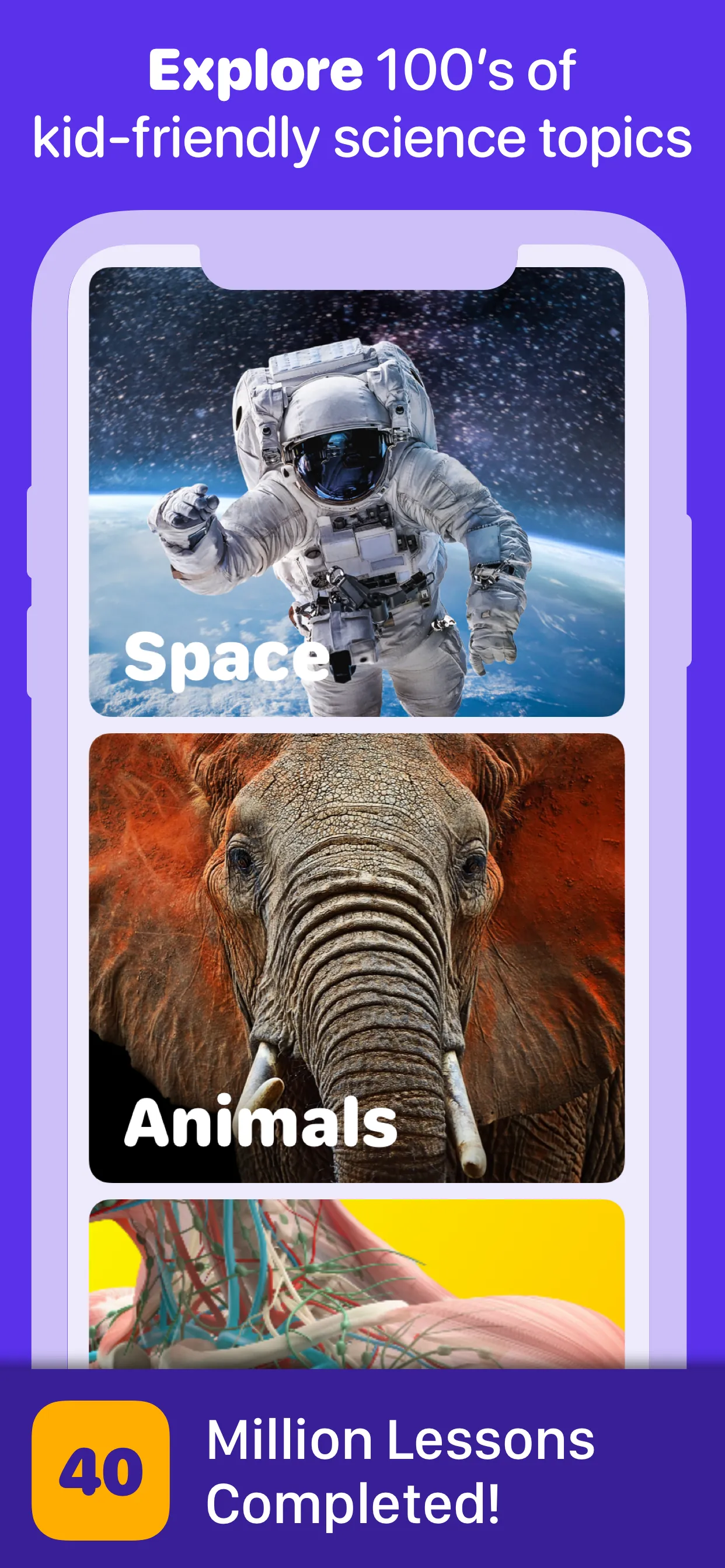 Science for Kids by Tappity iphone screenshot 1