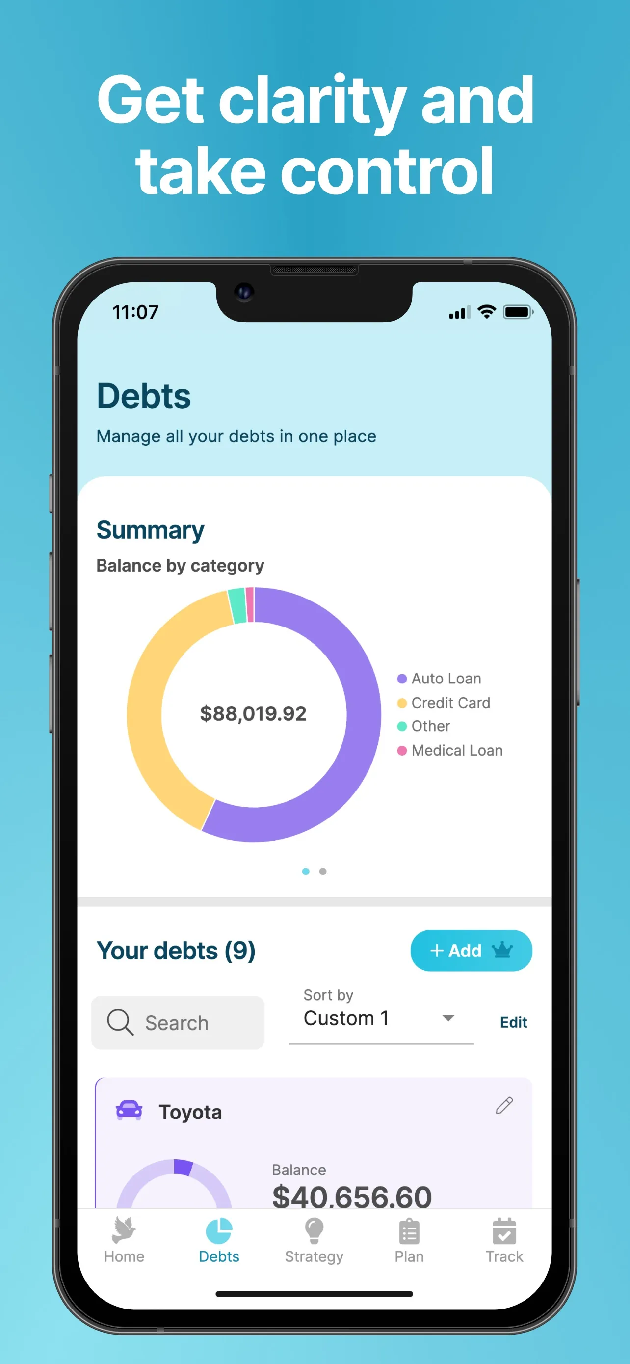 Debt Payoff Planner & Tracker iphone screenshot 4
