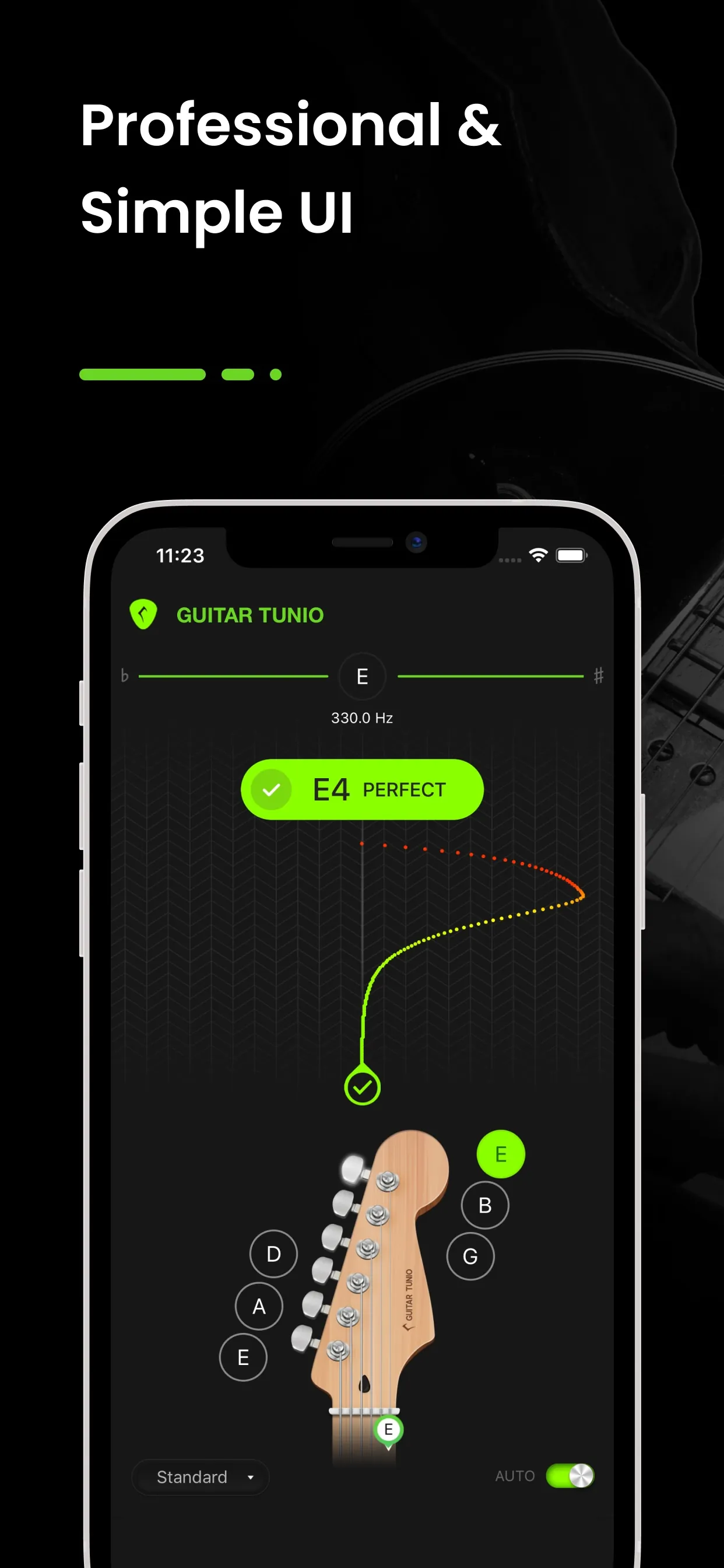 Guitar Tuner - GuitarTunio iphone screenshot 9