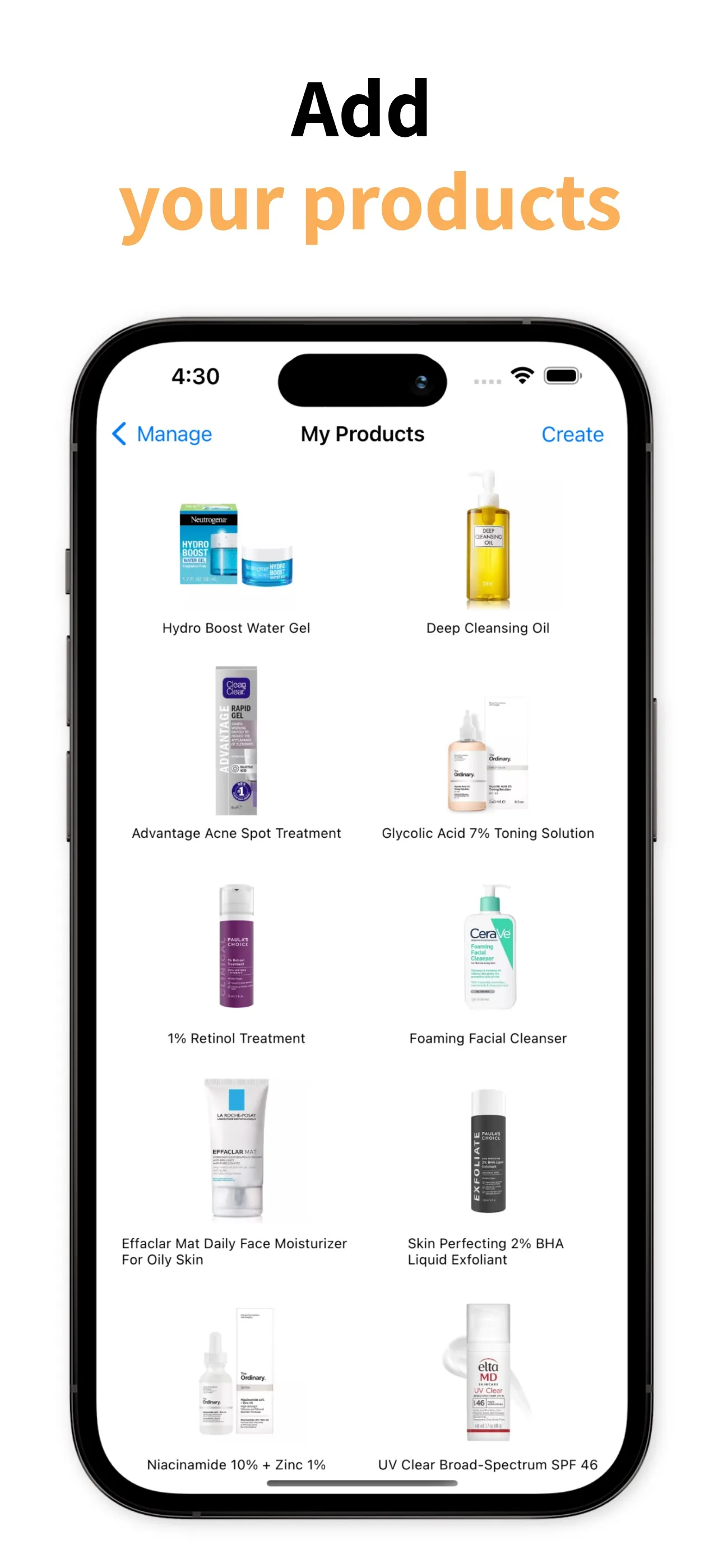Skincare Routine Planner iphone screenshot 5