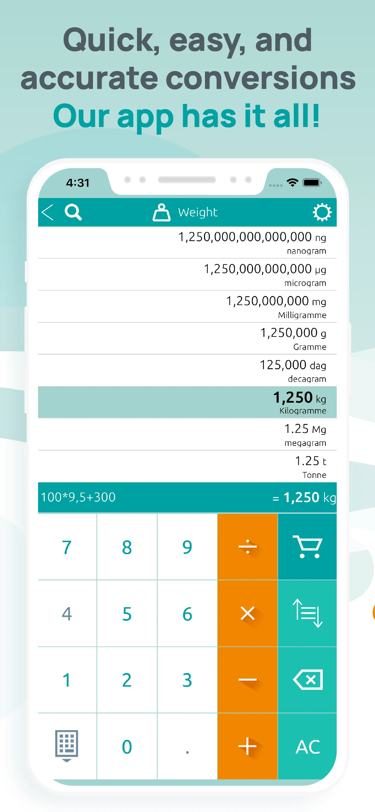 Conversion Calculator! iphone screenshot 3