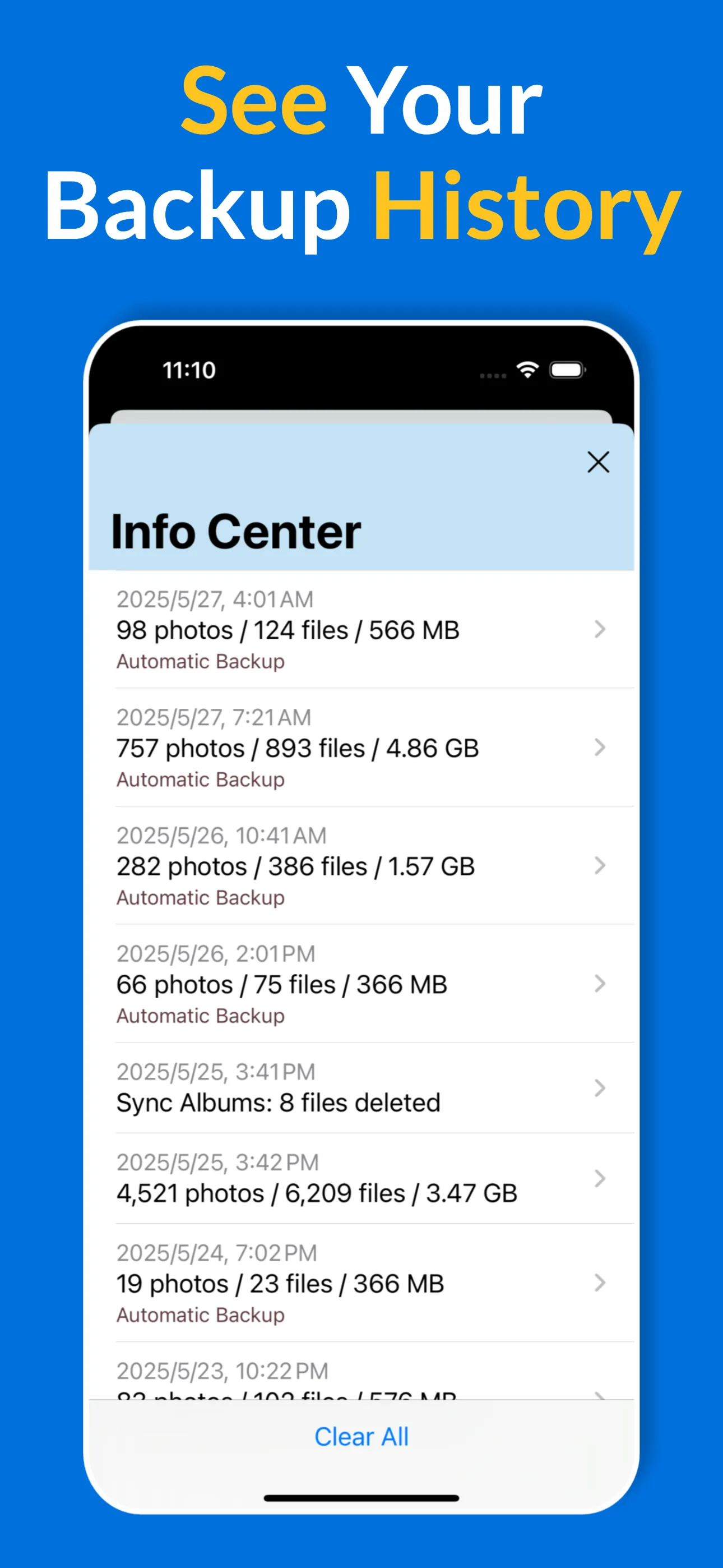 Photo Backup for NAS iphone screenshot 5