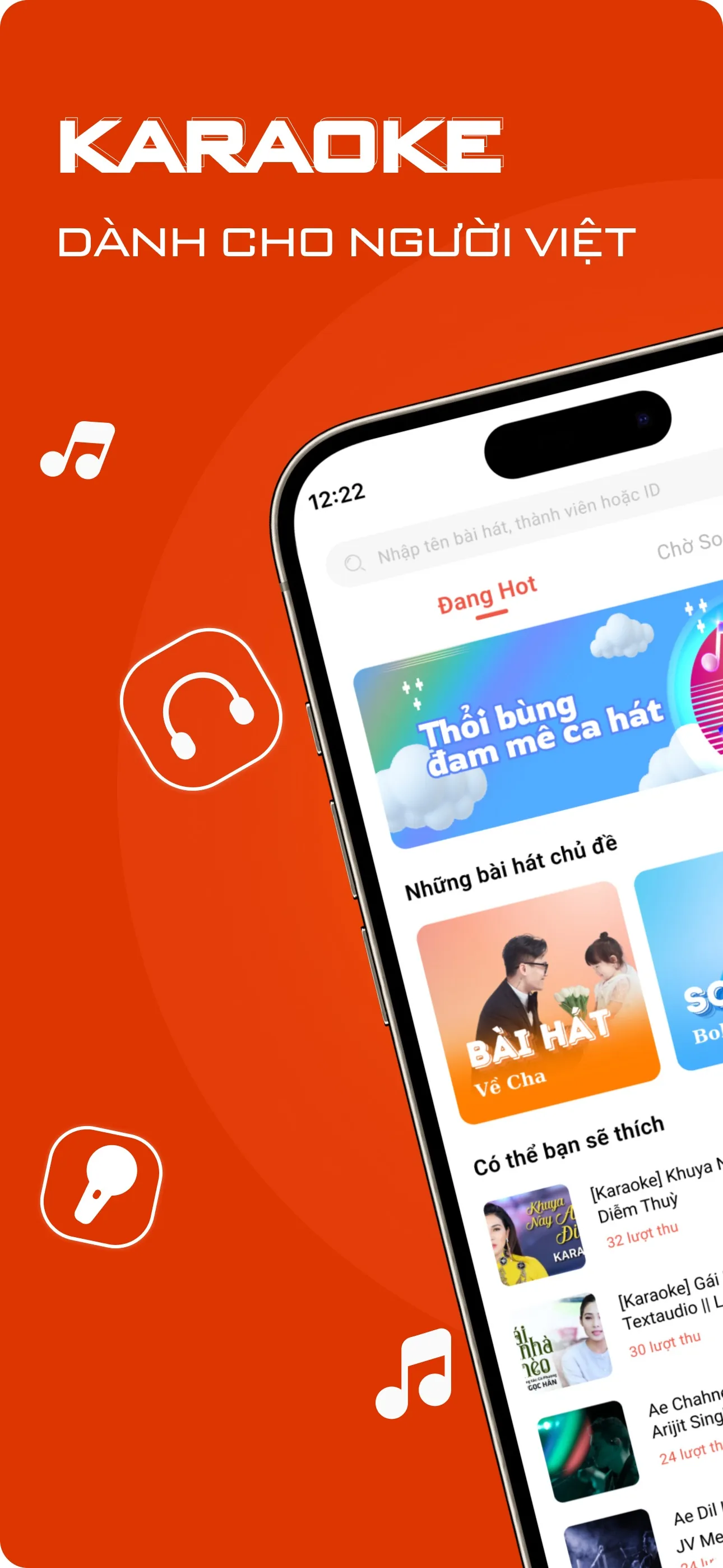 Yokara - Sing Karaoke Record iphone screenshot 1
