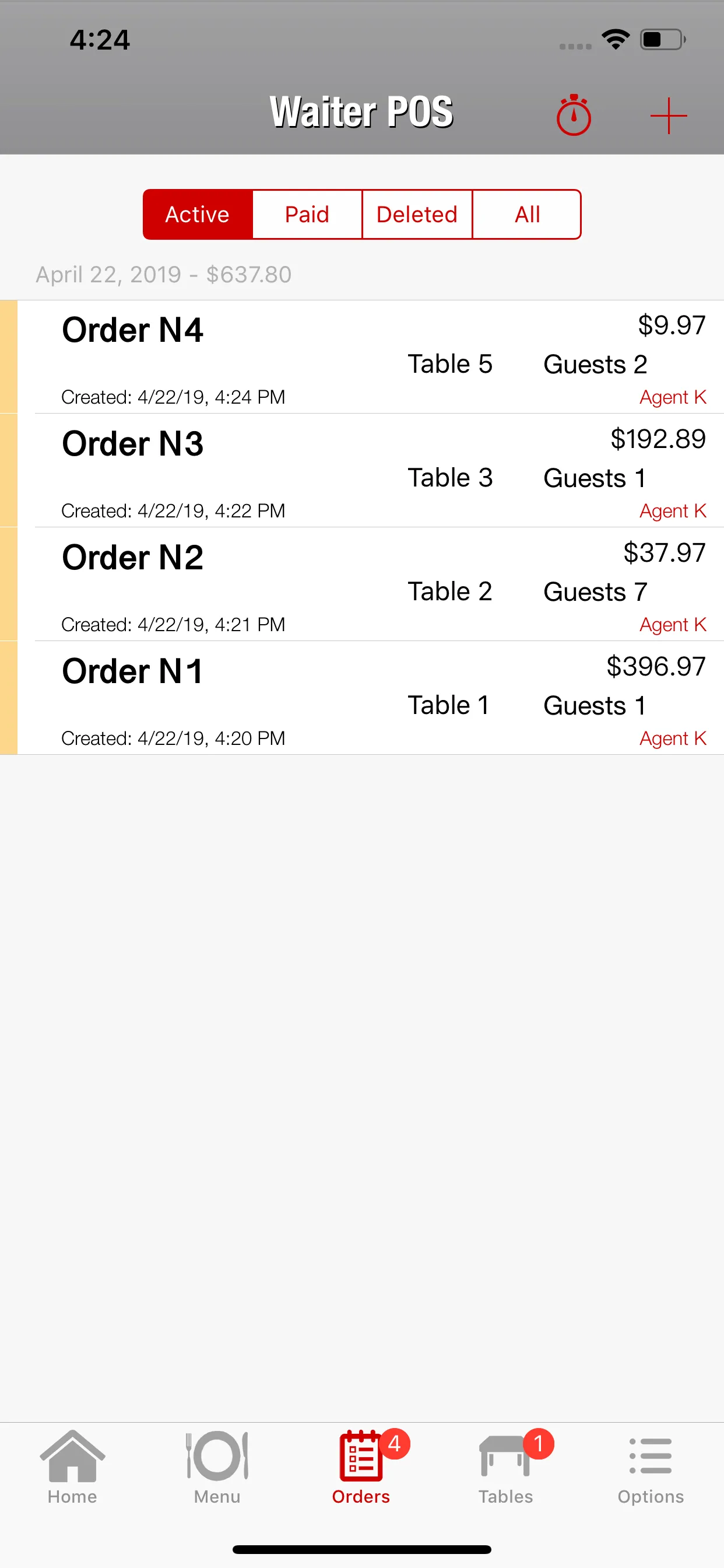 Waiter POS Restaurant System iphone screenshot 8