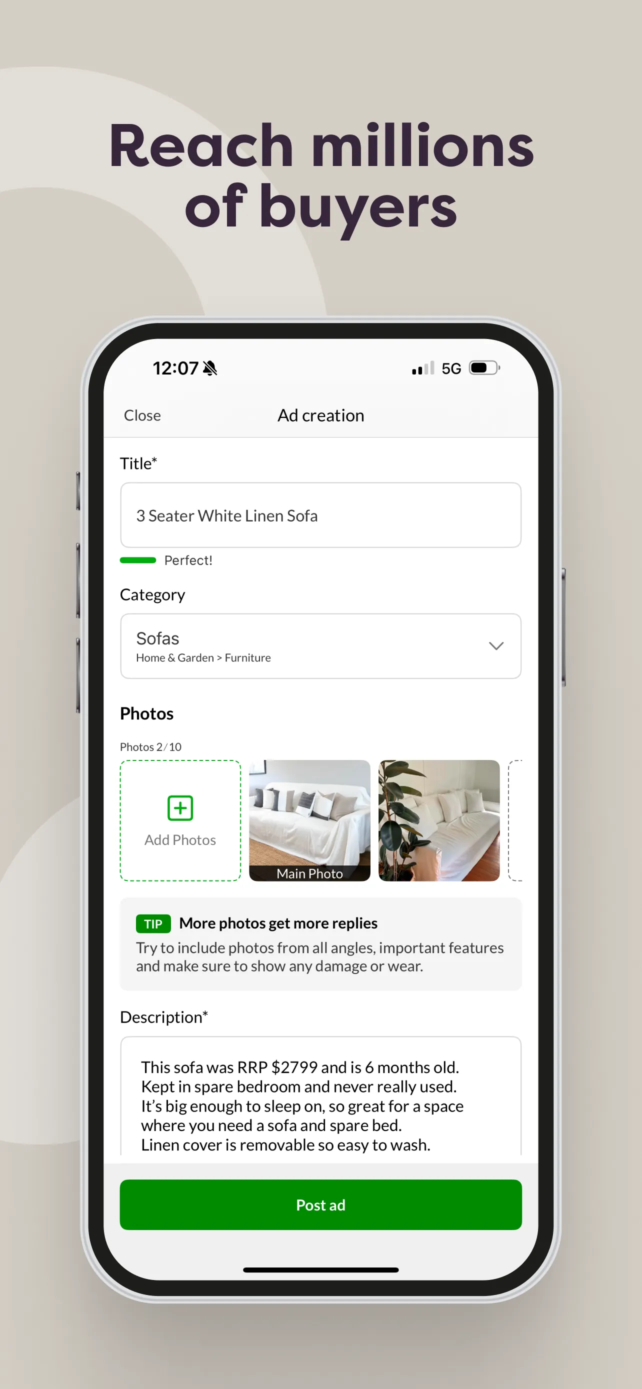 Gumtree: Find local ads & jobs iphone screenshot 5