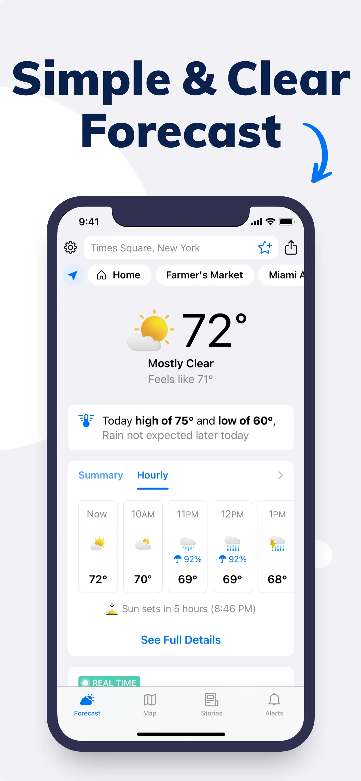 Tomorrow.io: Weather Forecast iphone screenshot 3