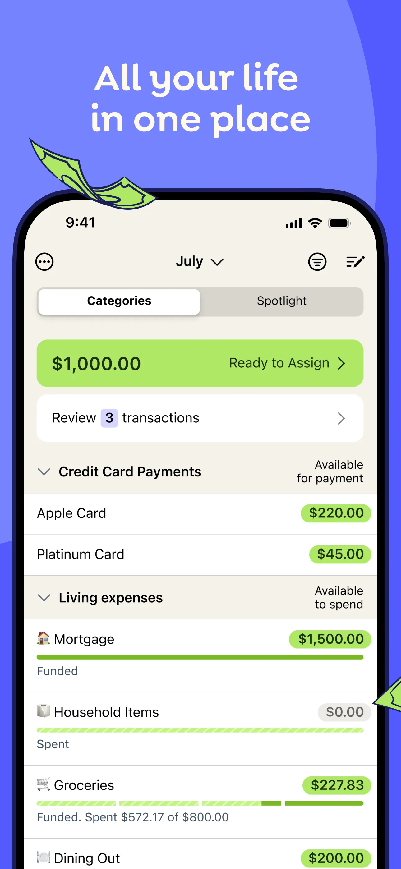 YNAB iphone screenshot 4