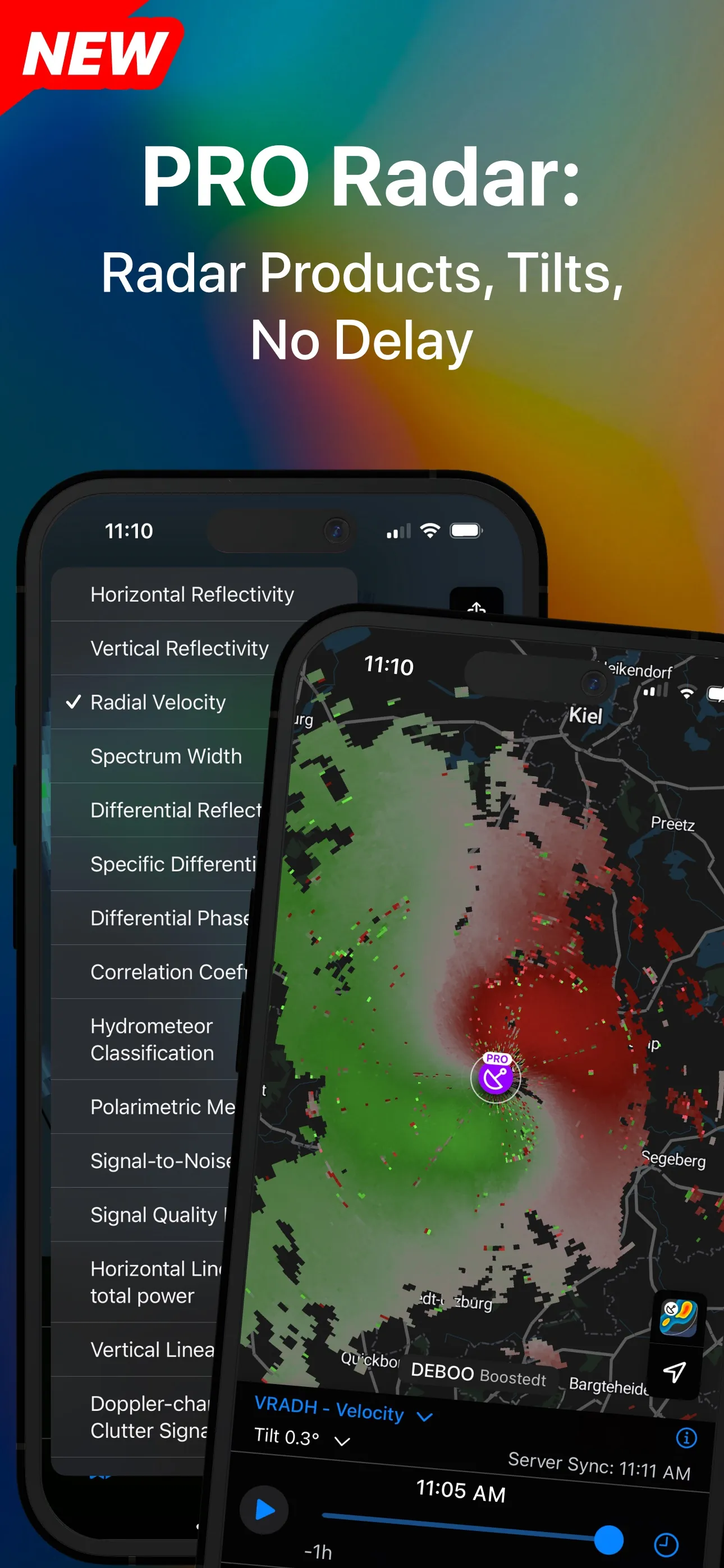 Rain Viewer: PRO Weather Radar iphone screenshot 1
