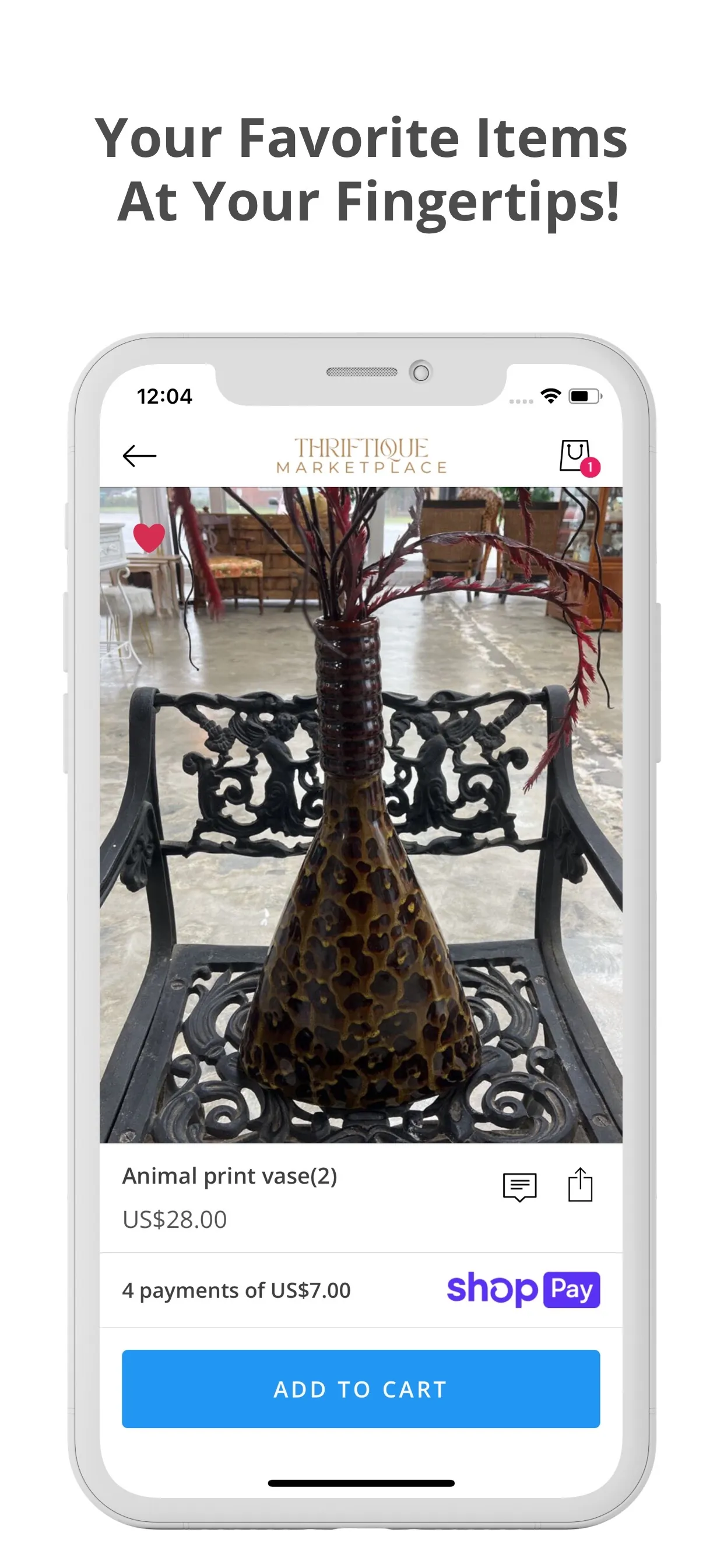 Thriftique Marketplace iphone screenshot 3
