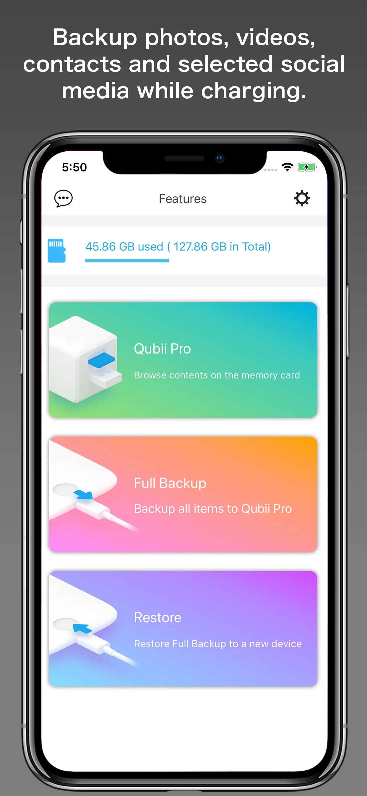 Qubii Pro iphone screenshot 1