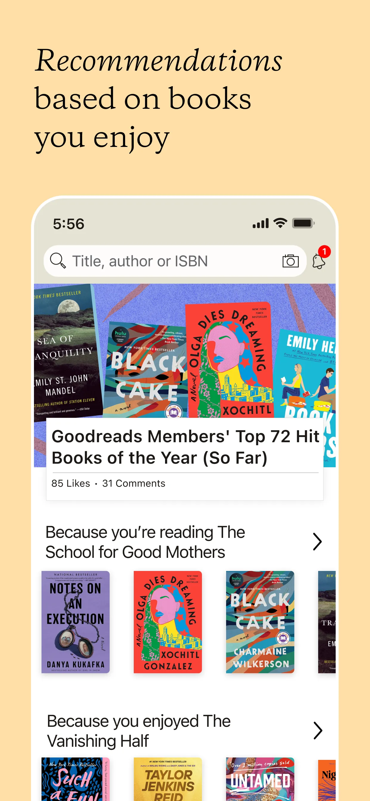 Goodreads: Book Reviews iphone screenshot 3