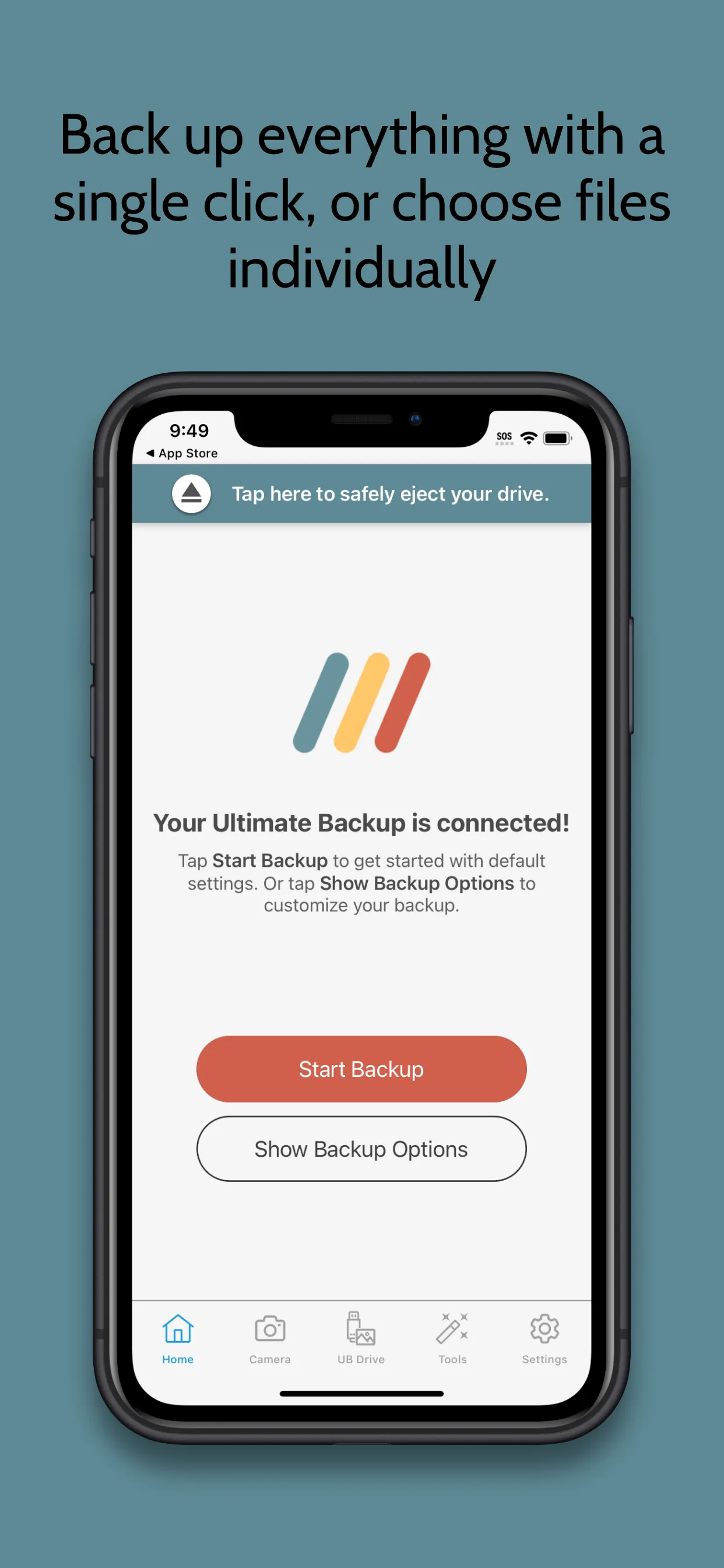 Ultimate Backup App iphone screenshot 1