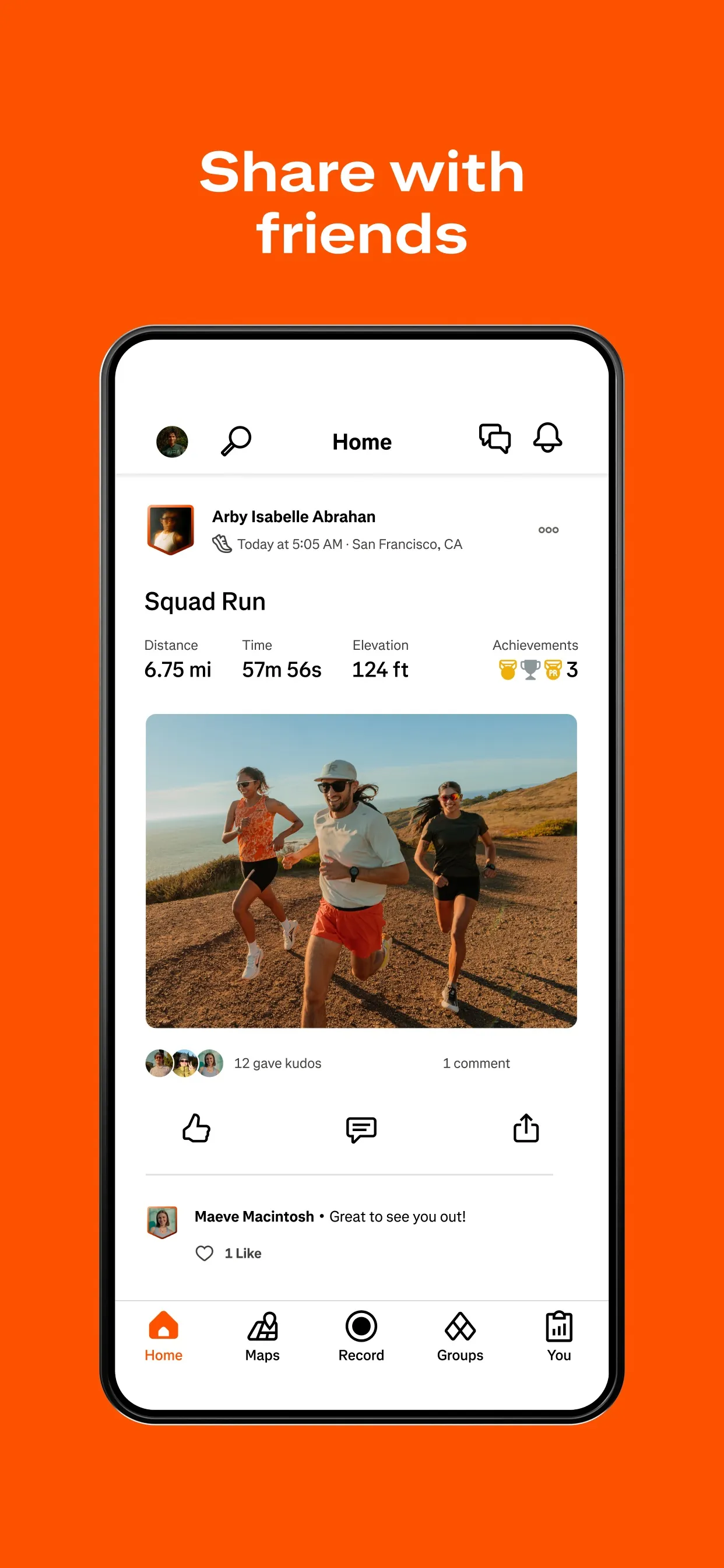 Strava: Run, Bike, Hike iphone screenshot 4