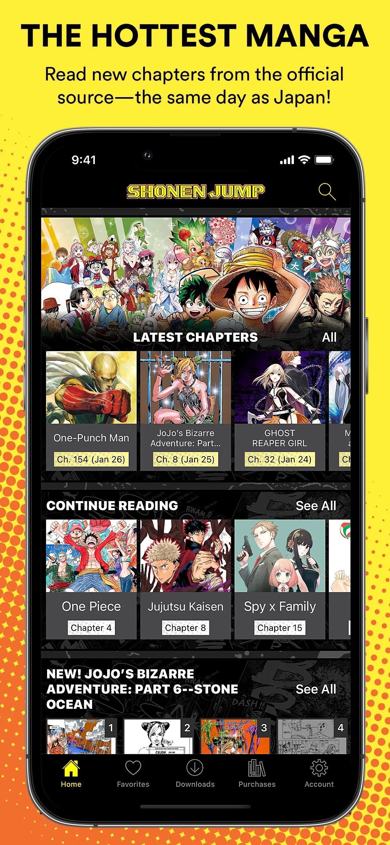 Shonen Jump Manga & Comics iphone screenshot 2