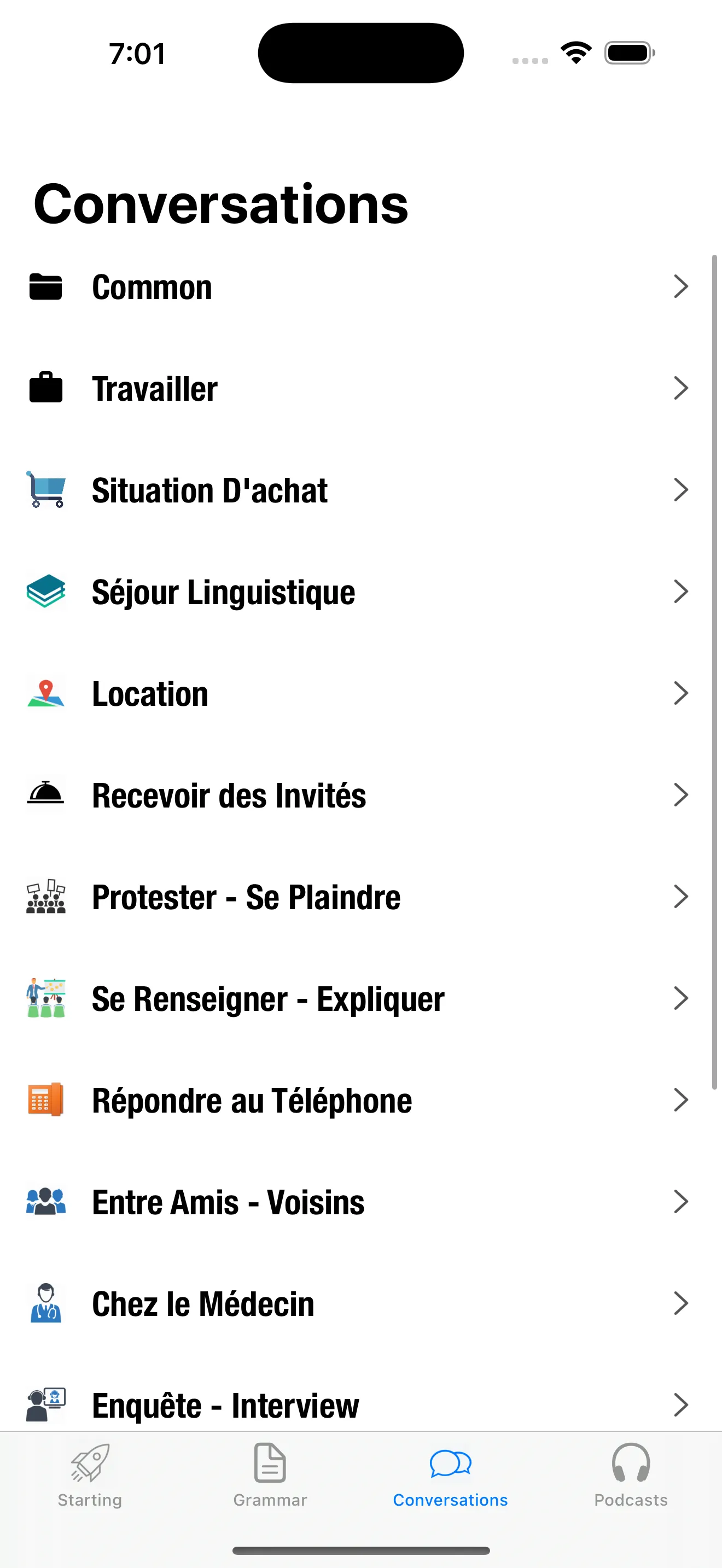 French Learning for Beginners iphone screenshot 3