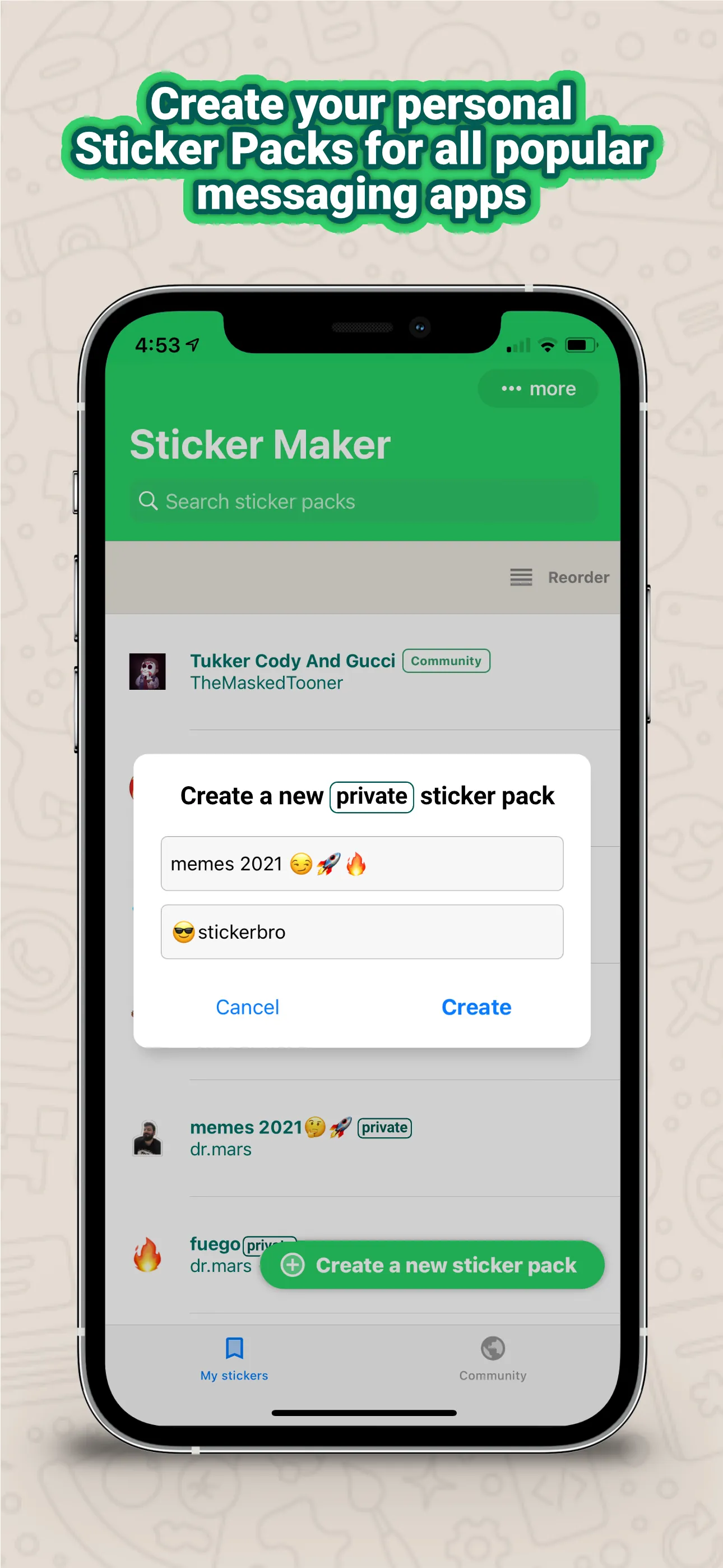 Sticker Maker Studio iphone screenshot 6