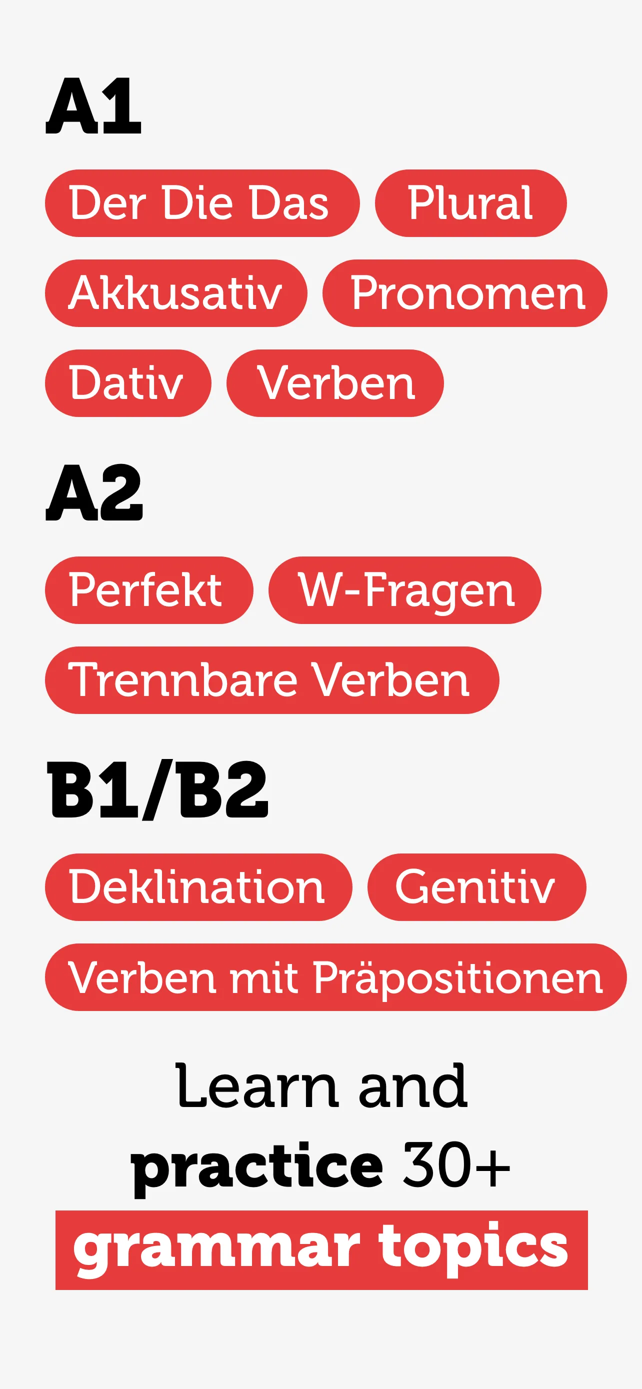 Grammatisch - Learn German iphone screenshot 2