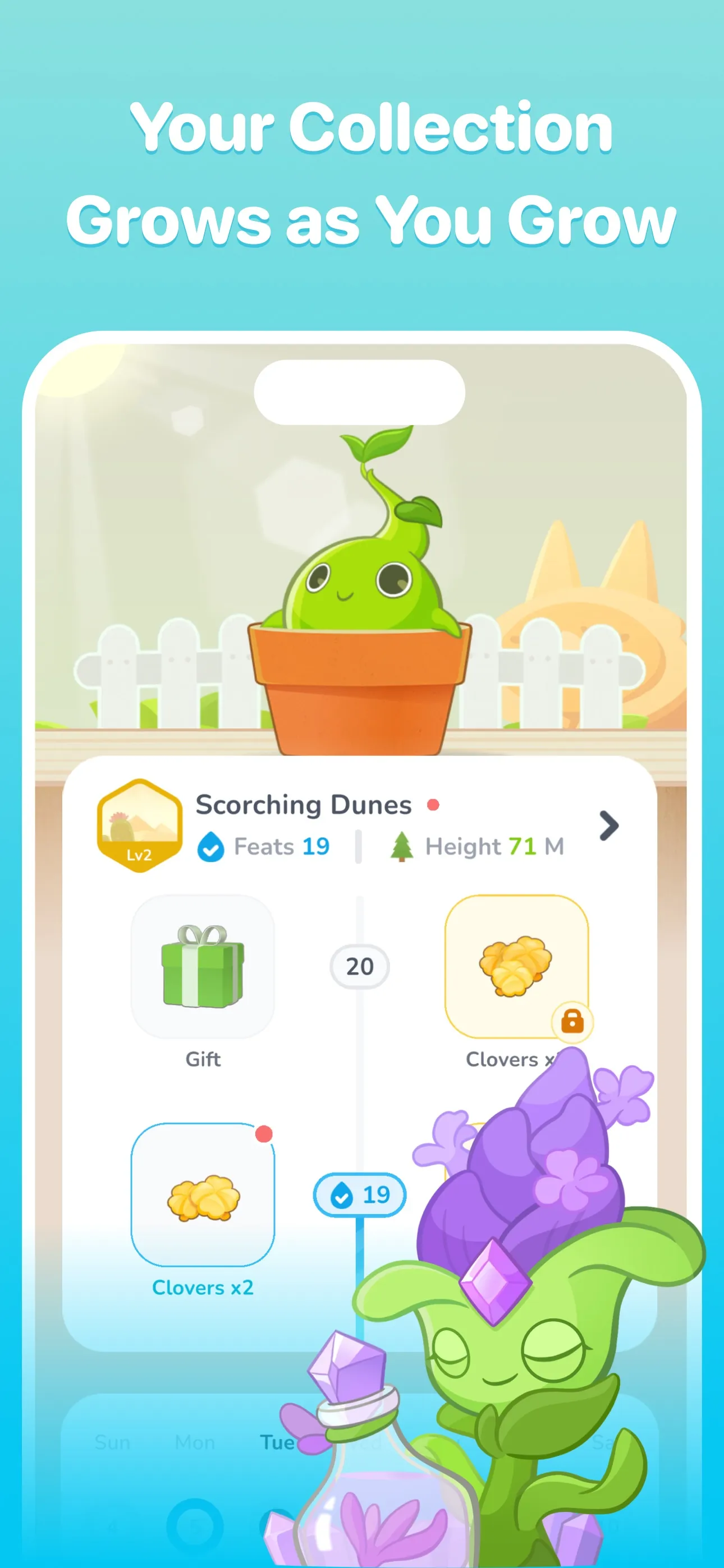 Plant Nanny Cute Water Tracker iphone screenshot 7