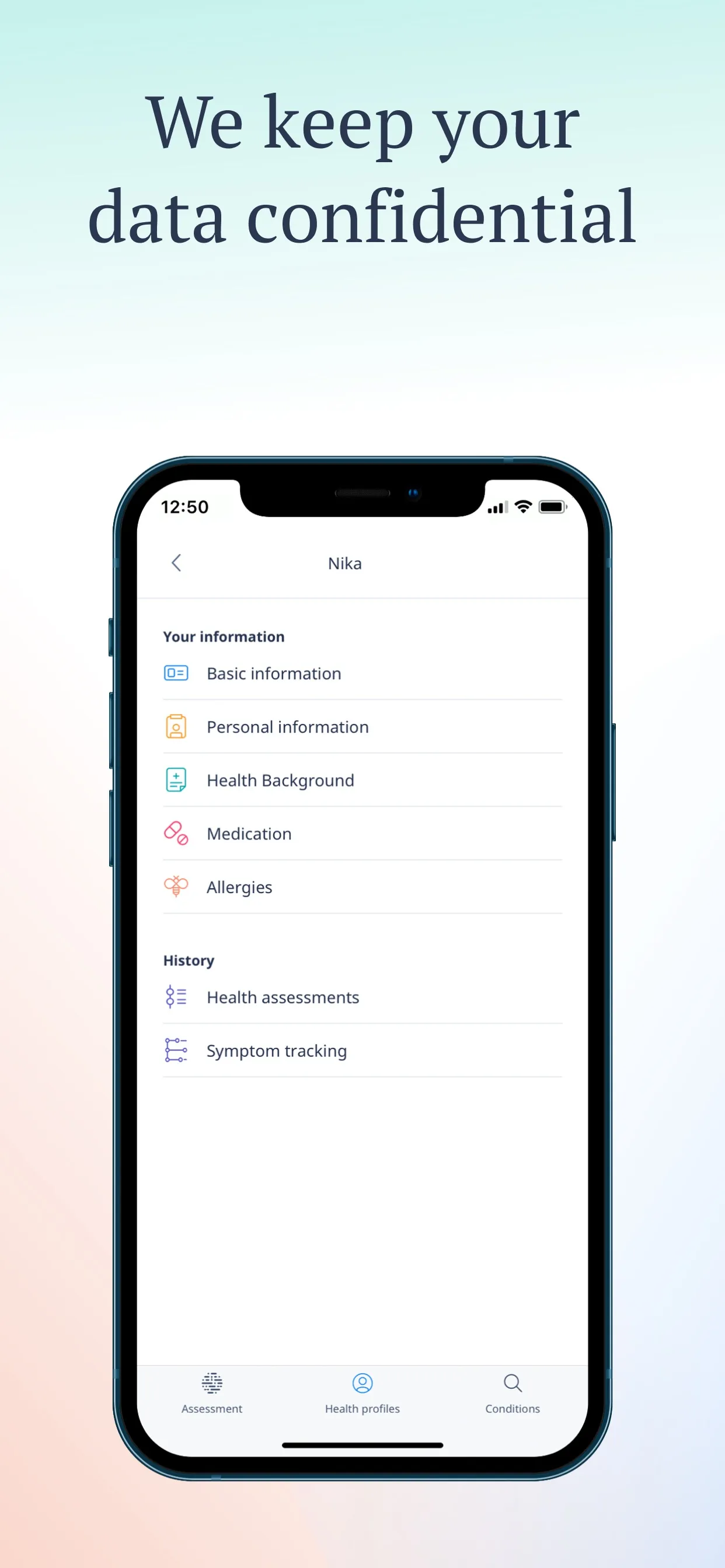 Ada – check your health iphone screenshot 7