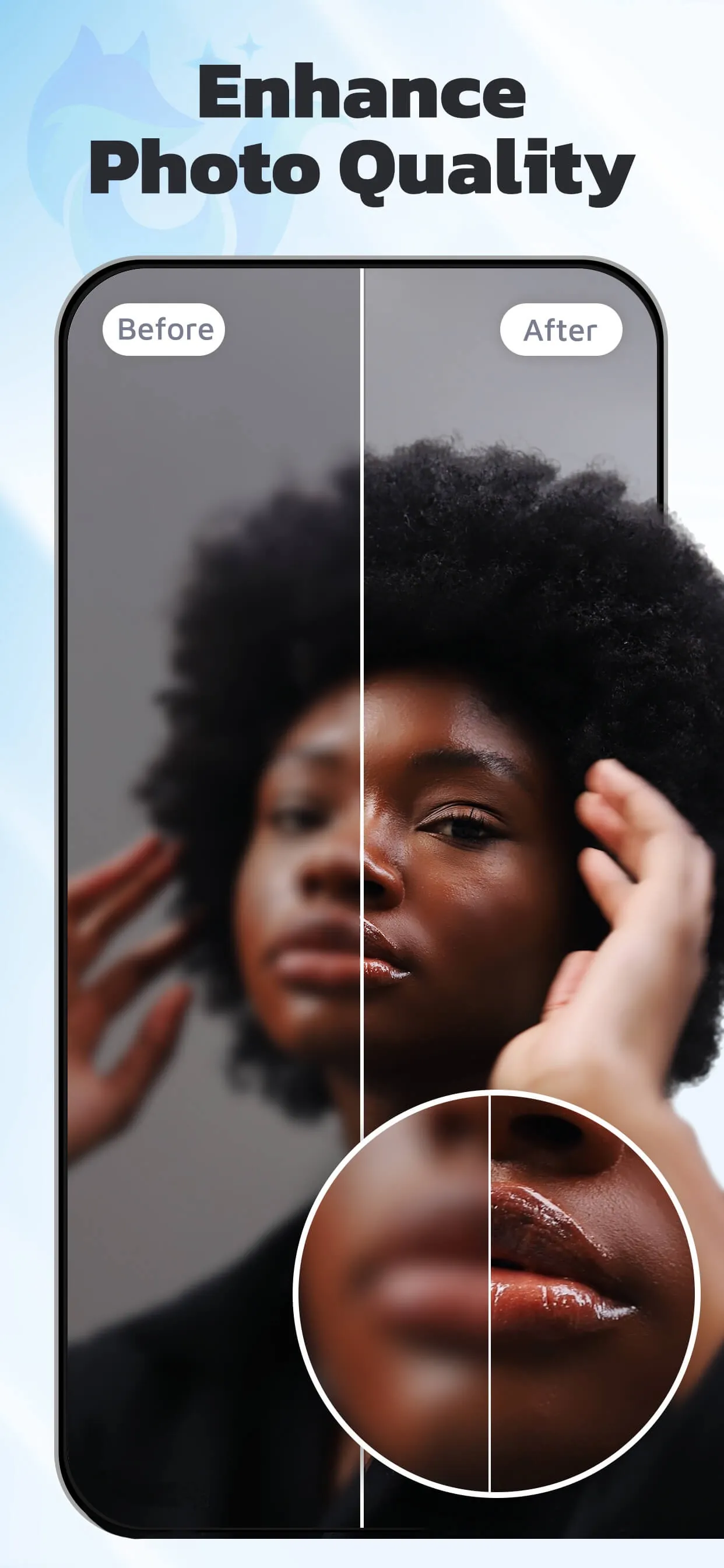Photo Enhancer - EnhanceFox AI iphone screenshot 3