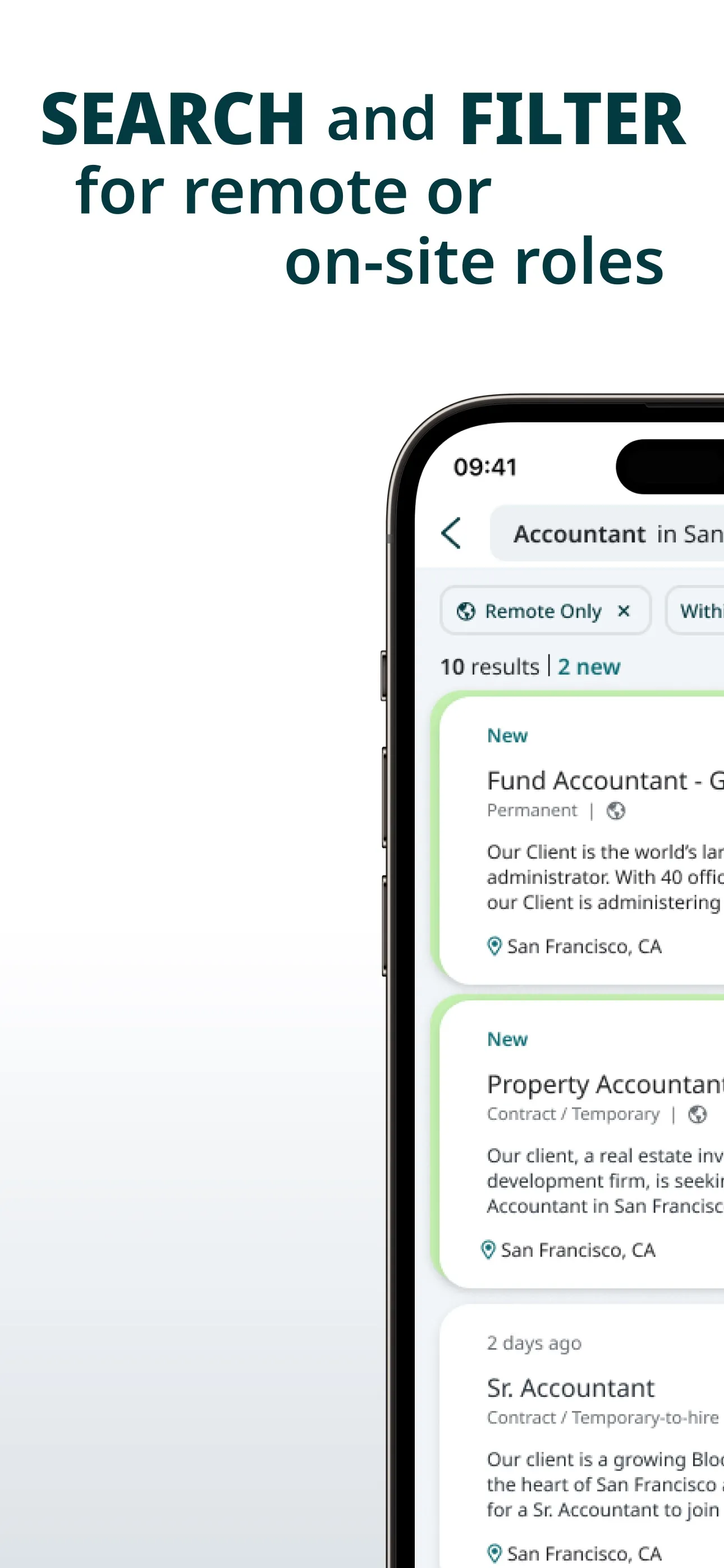 Robert Half: Job Search & More iphone screenshot 3