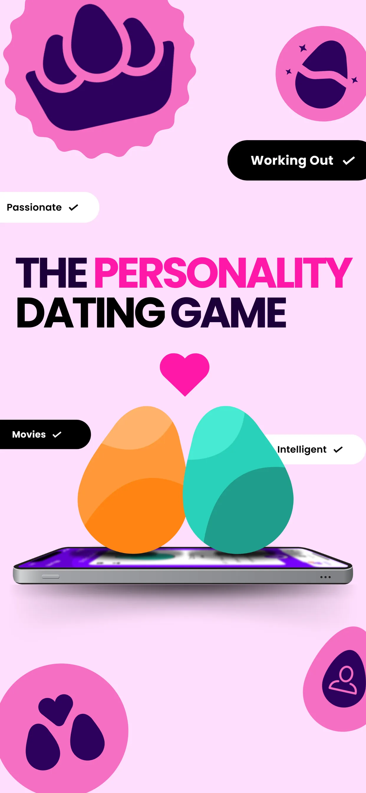 Hatched: Personality Dating iphone screenshot 1