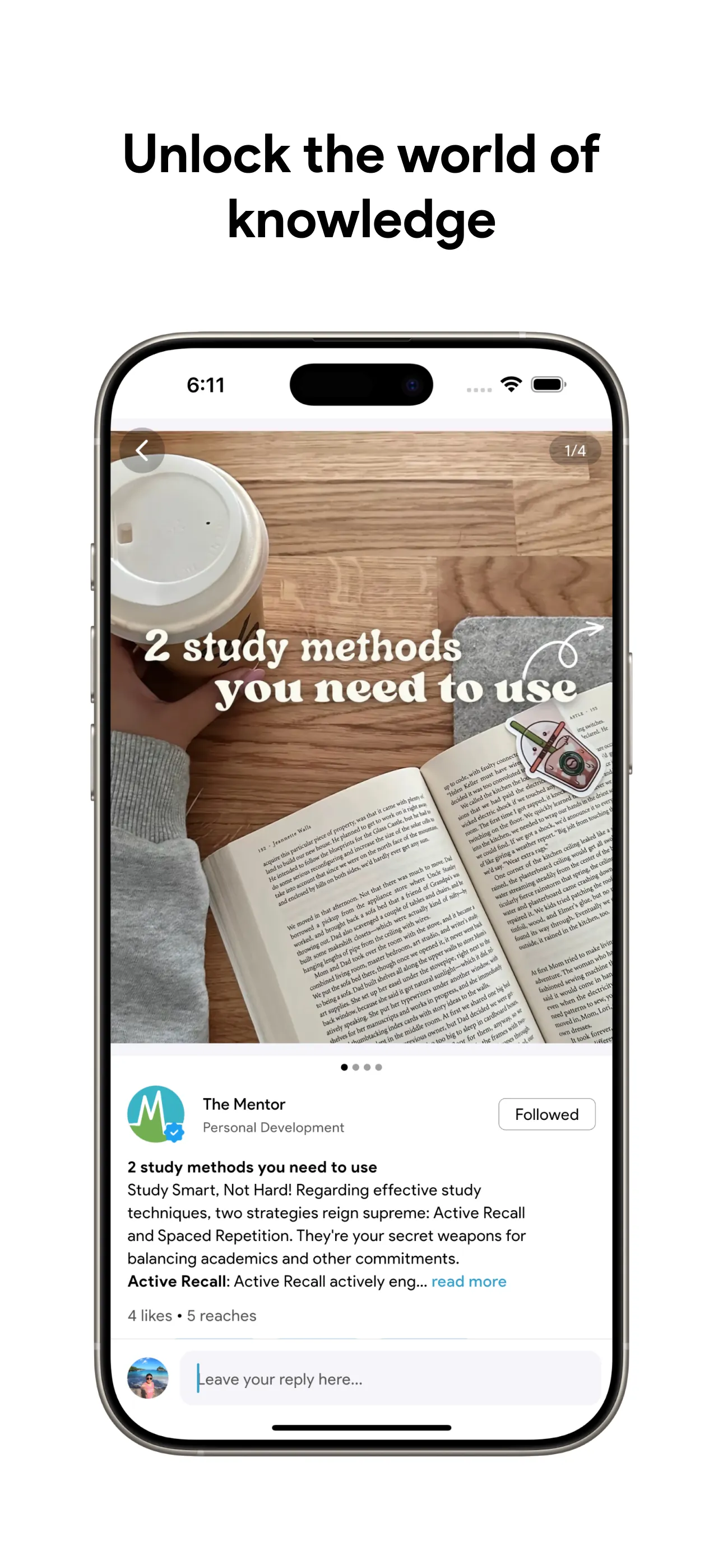 Mentor App iphone screenshot 4