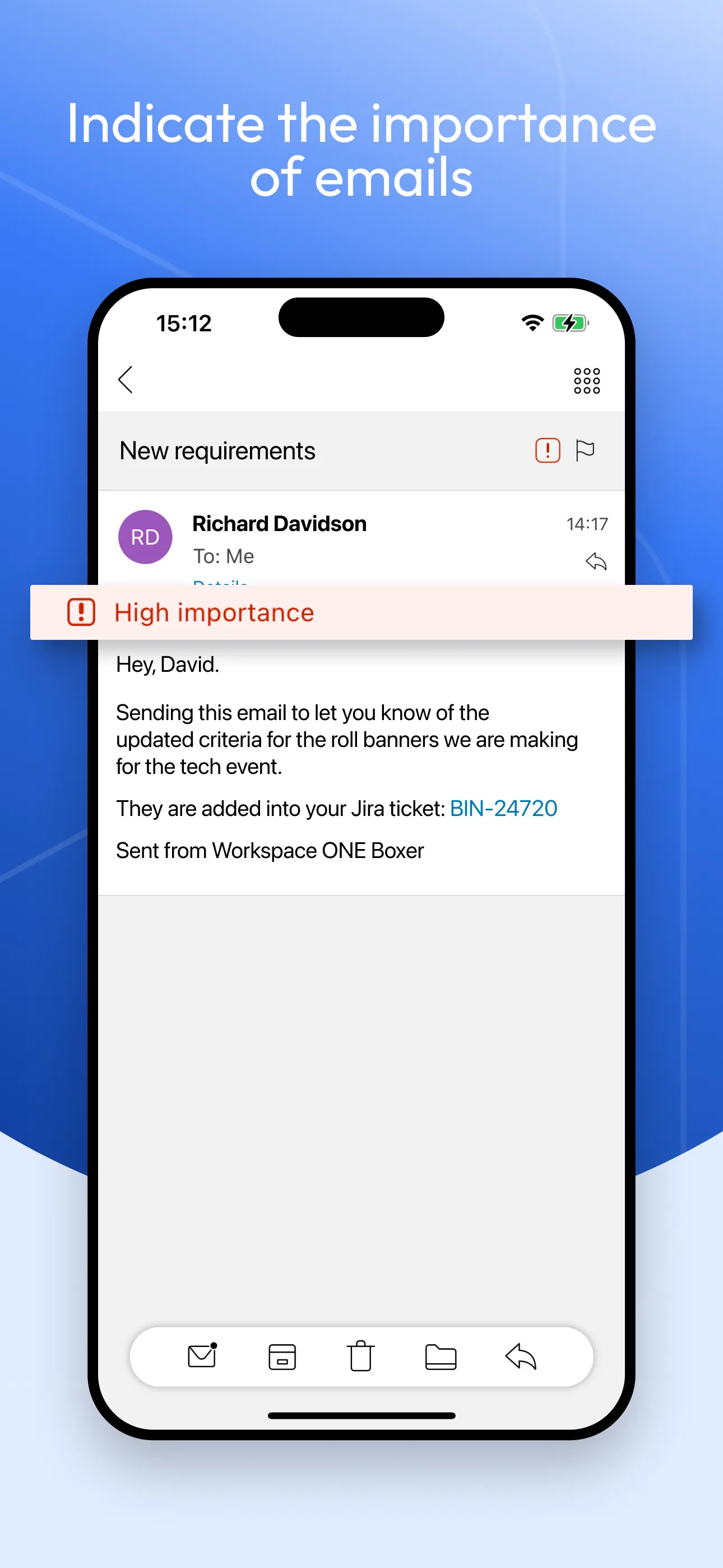 Boxer - Workspace ONE iphone screenshot 4