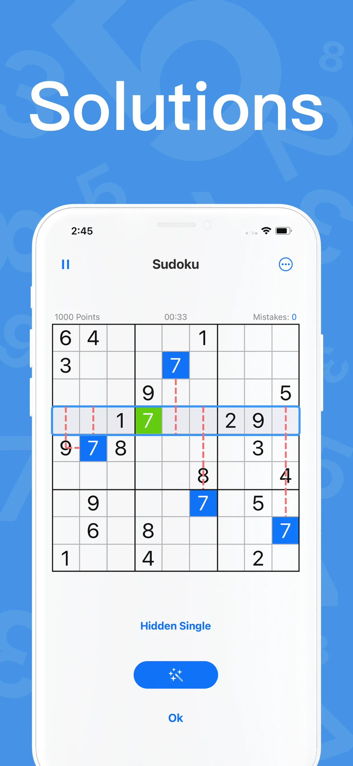 Sudoku - No ads iphone screenshot 3